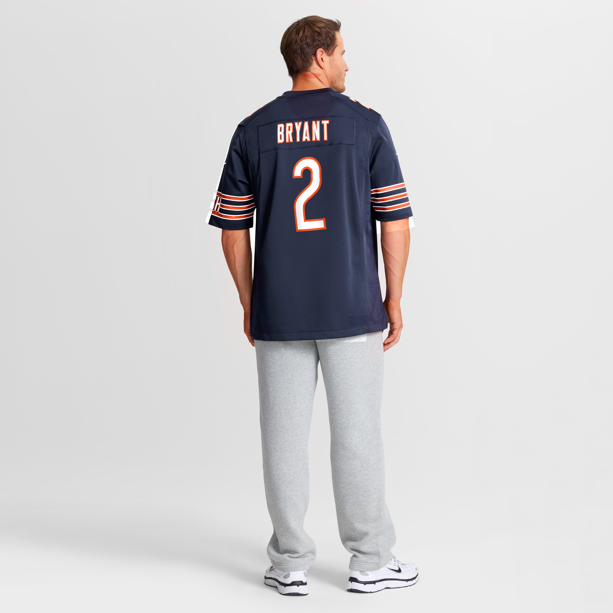 Coby Bryant Chicago Bears Game Jersey Navy NFL Football Fan Wear Coby Bryant
