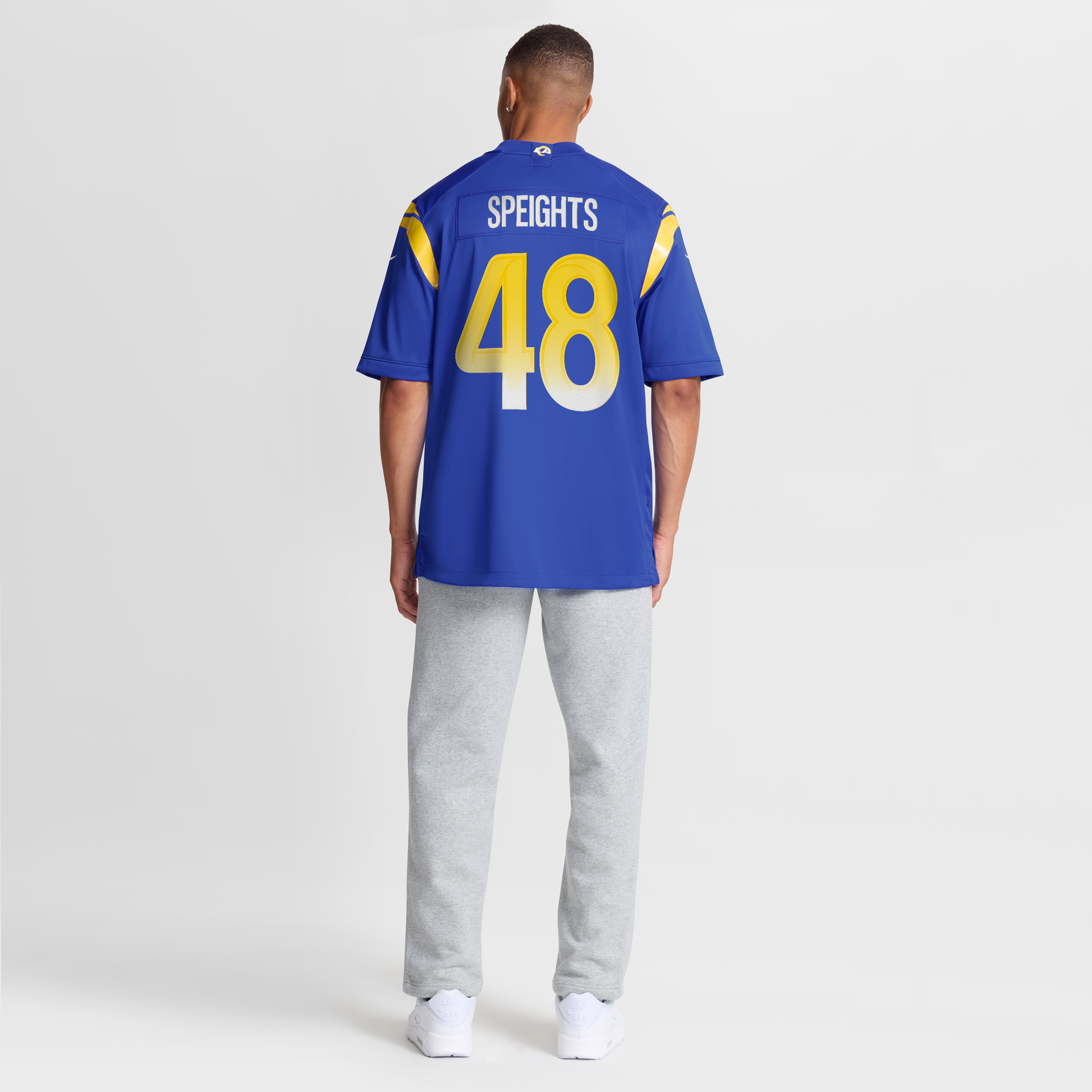 Omar Speights Los Angeles Rams Game Jersey Royal NFL Football Fan Wear