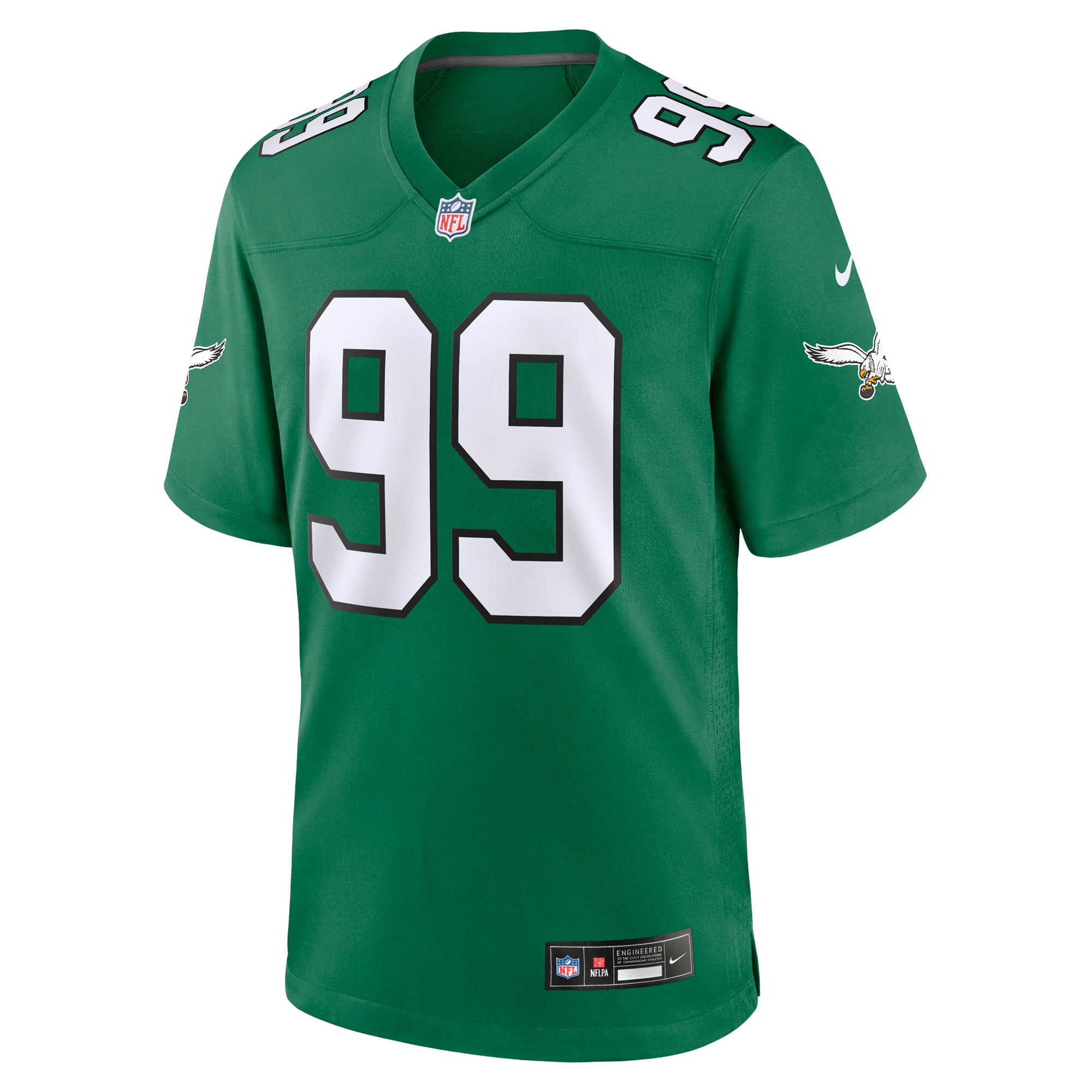 Brown Retired Jerome Philadelphia Eagles Alternate Jersey Brown NFL Football Fan Wear