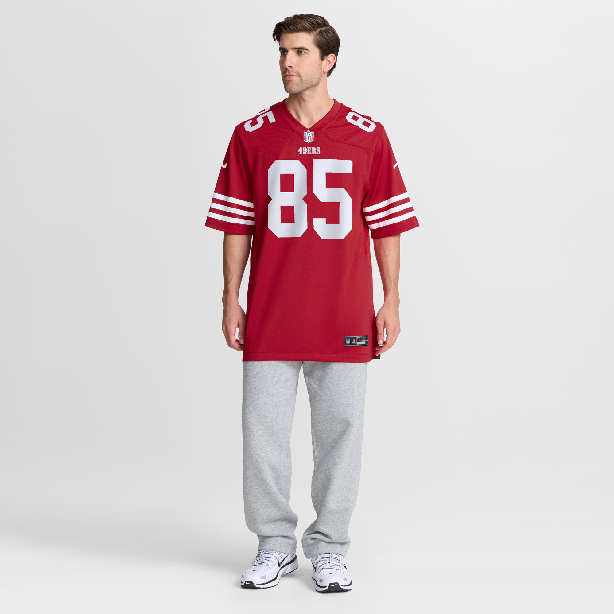 George Kittle San Francisco 49ers Game Jersey Scarlet NFL Football Fan Wear