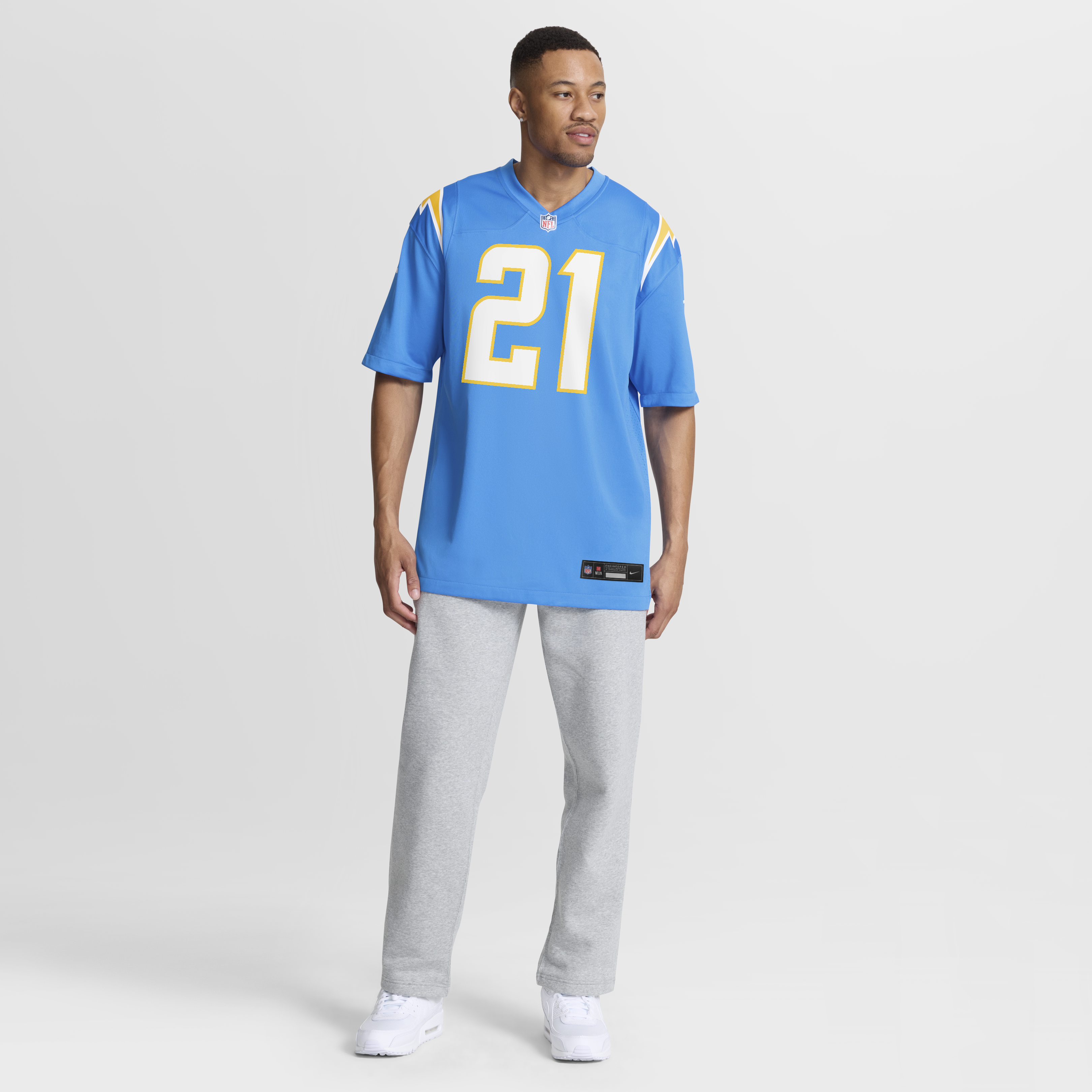 LaDainian Tomlinson Retired Los Angeles Chargers Player Jersey Powder Blue NFL Football Fan Wear