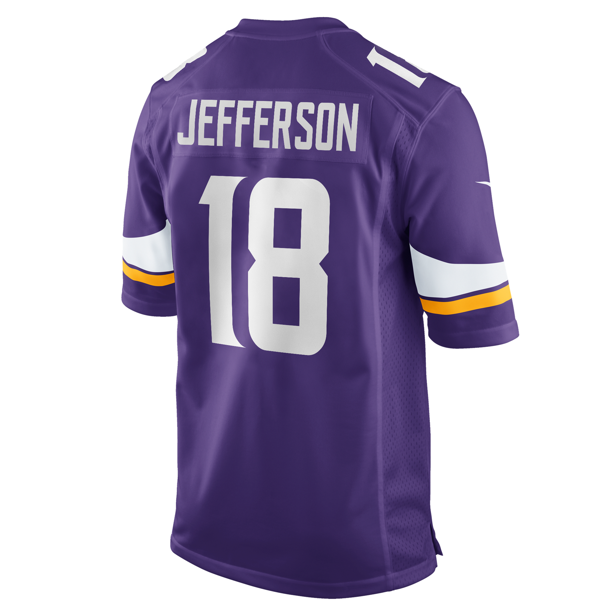 American Justin Jefferson Minnesota Vikings Player Jersey Purple NFL Football Fan Wear American Justin Jefferson
