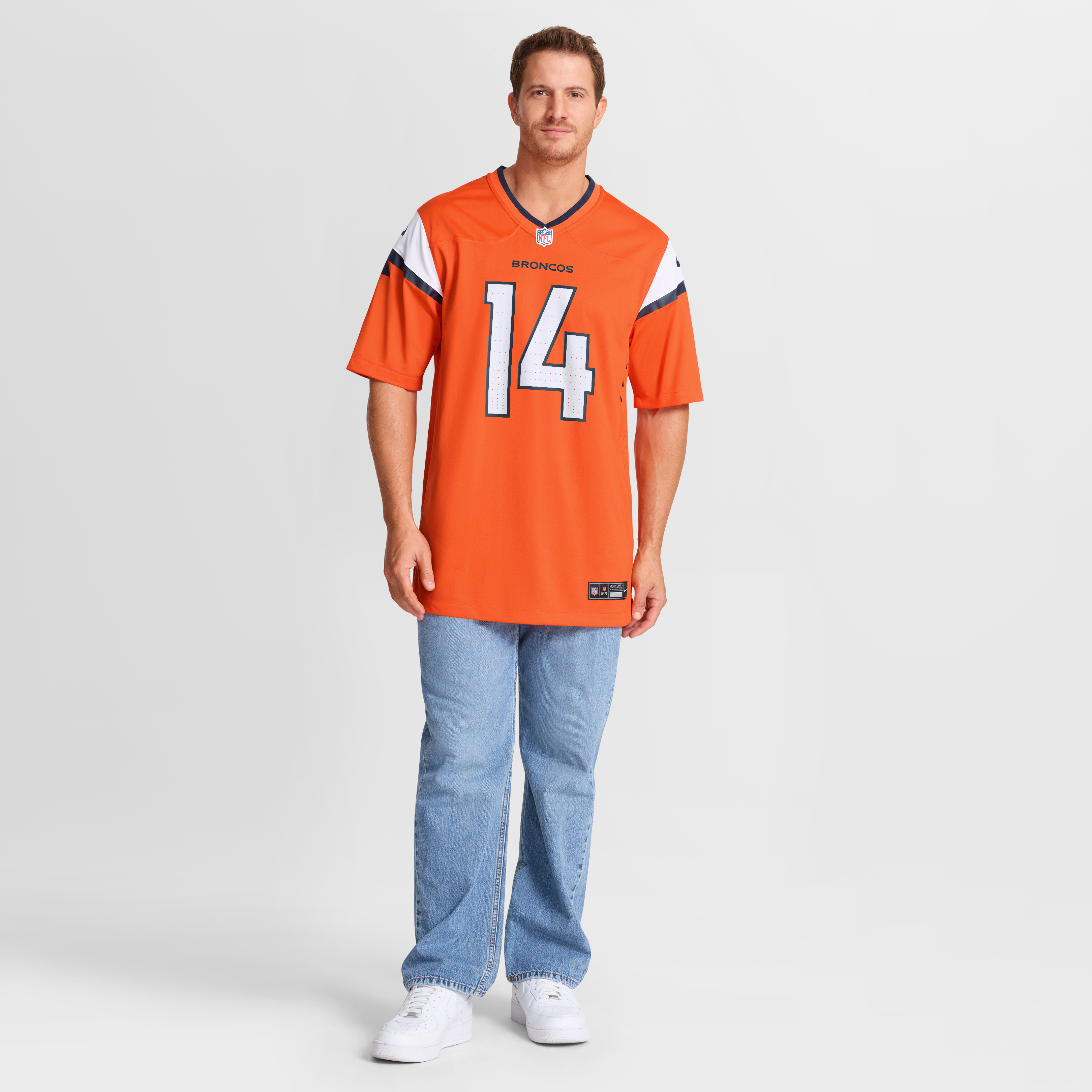 Courtland Sutton Denver Broncos Limited Jersey White NFL Football Fan Wear