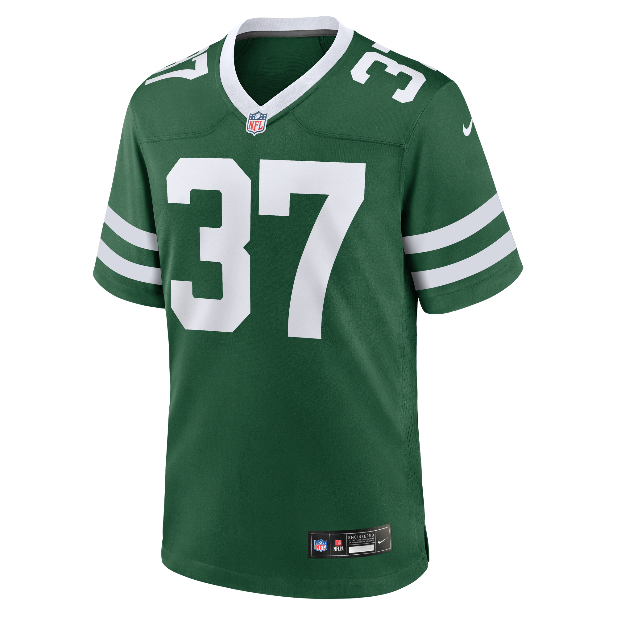 Qwan'tez Stiggers New York Jets Game Jersey Green NFL Football Fan Wear