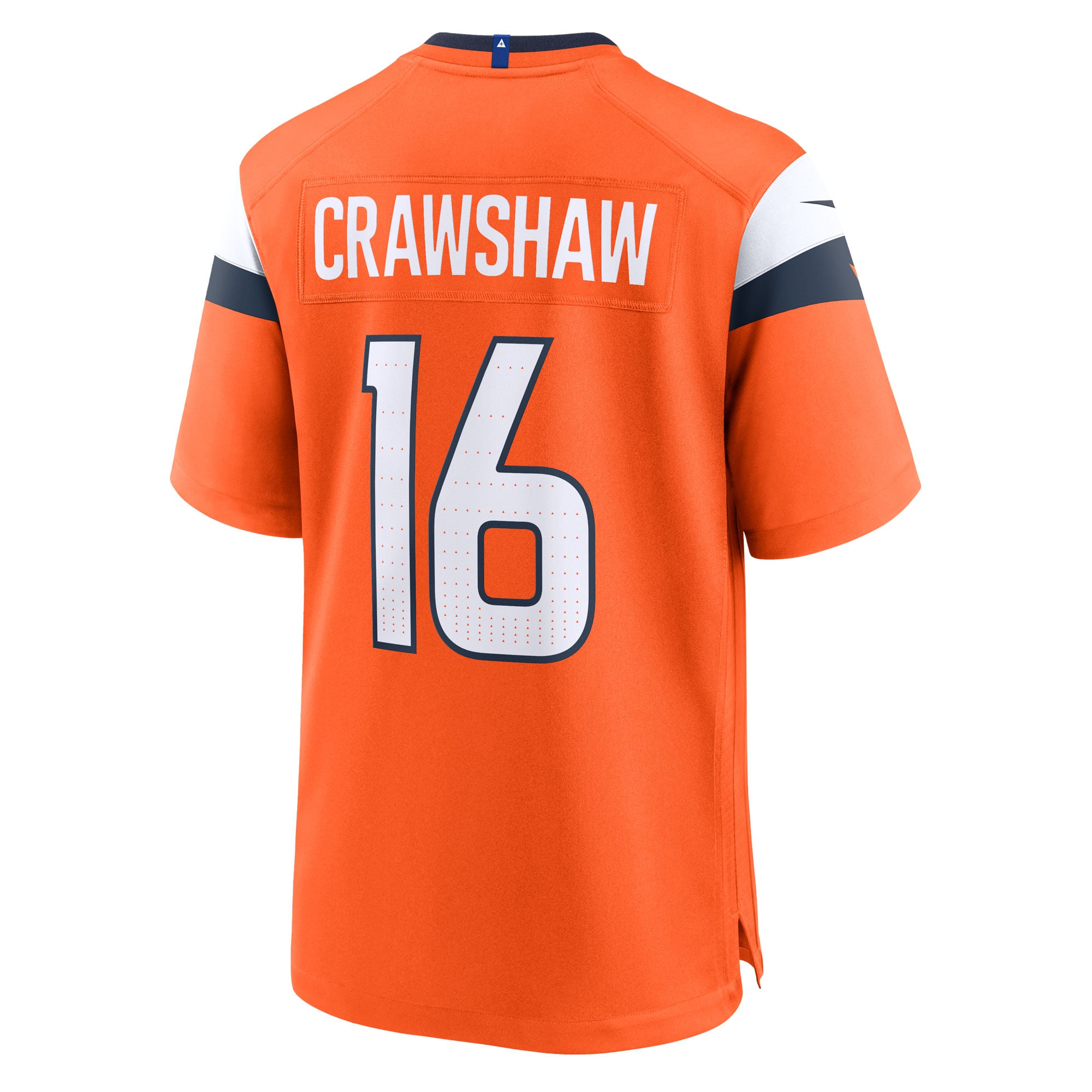 Jeremy Crawshaw Denver Broncos Game Jersey Orange NFL Football Fan Wear