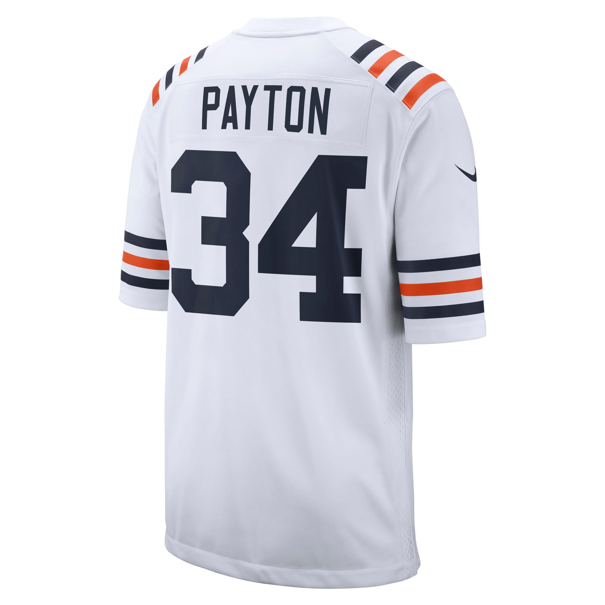Walter Payton Retired Chicago Bears Game Jersey White NFL Football Fan Wear Walter Payton Retired