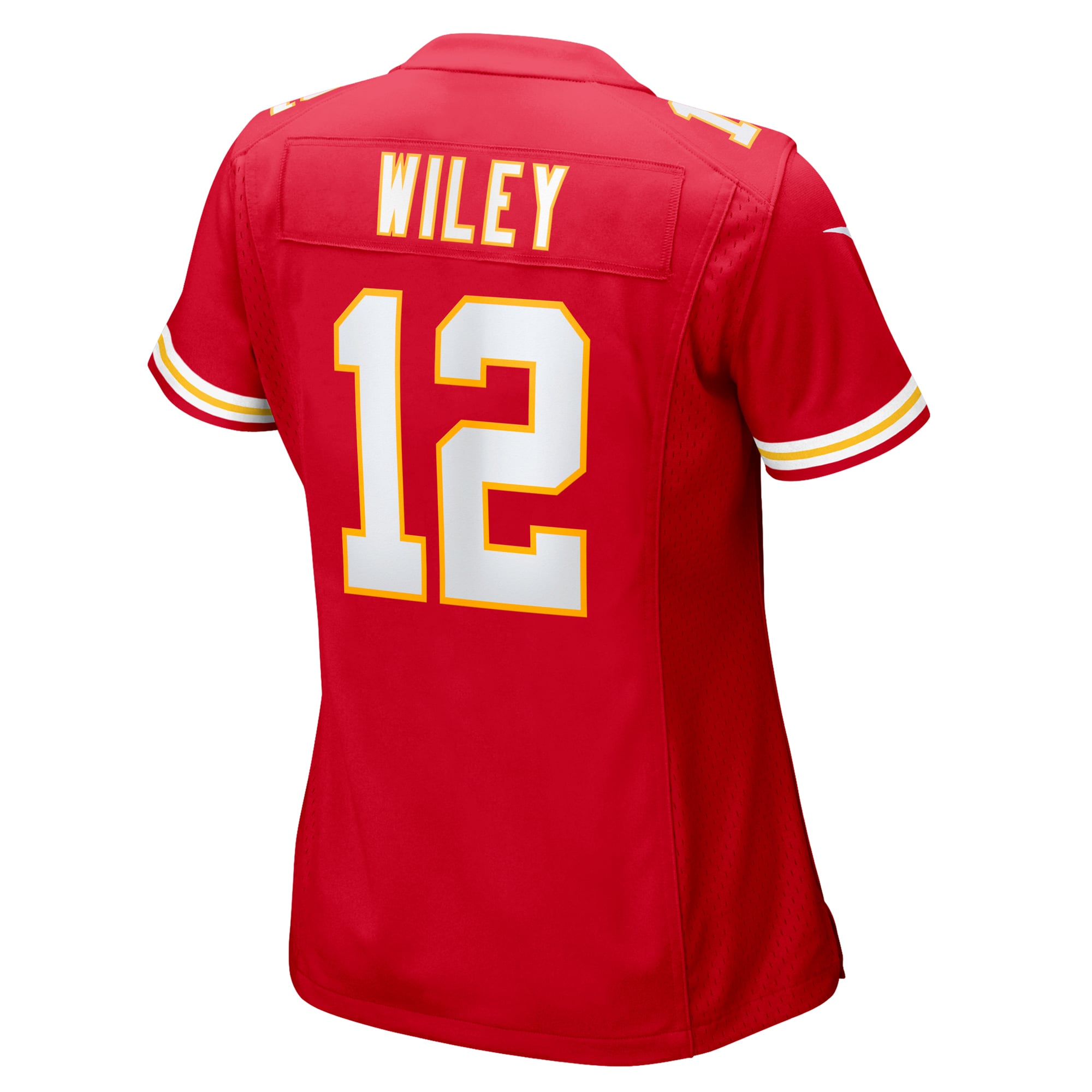 Jared Wiley Kansas City Chiefs Game Jersey Red NFL Football Fan Wear