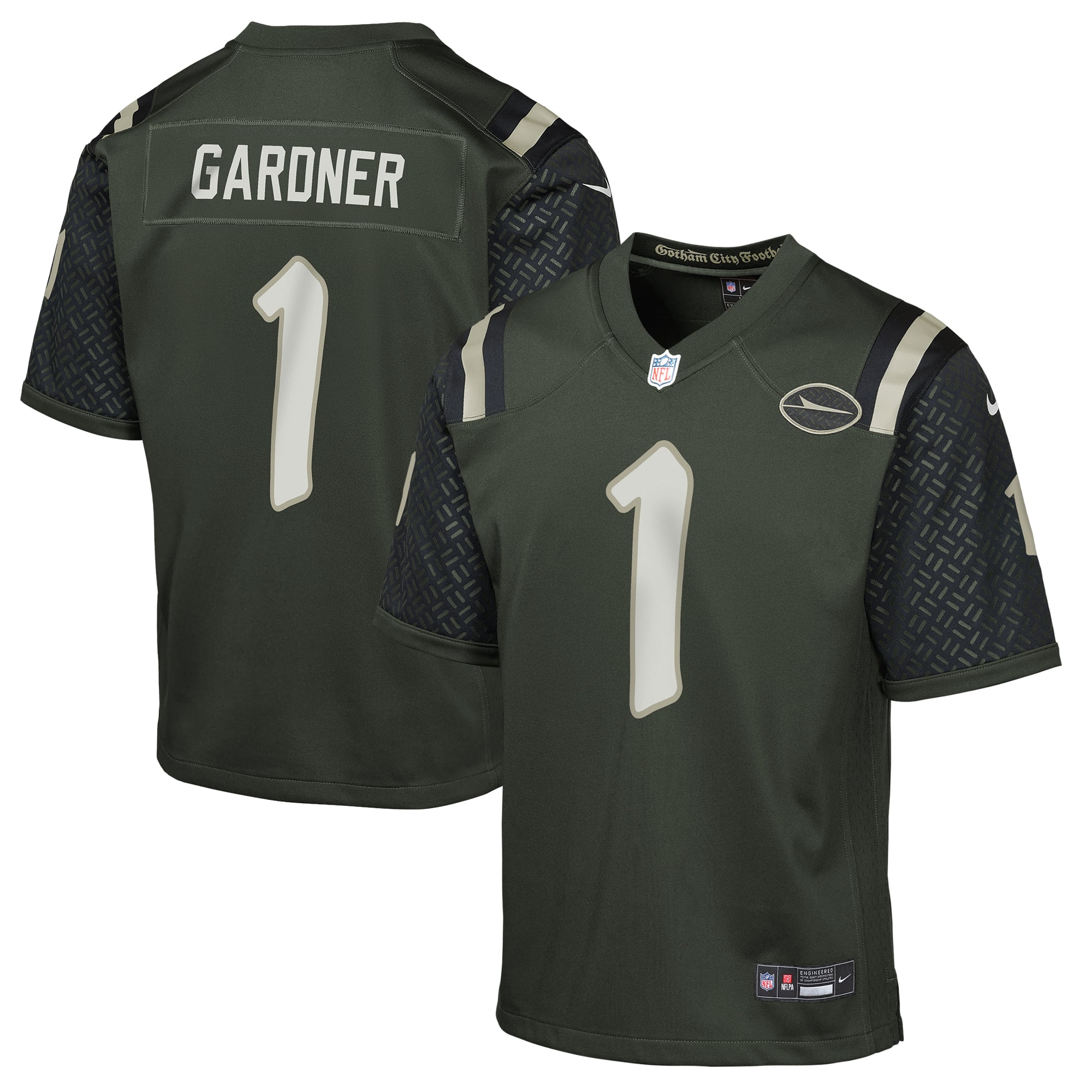 Ahmad Sauce Gardner New York Jets Game Jersey Green NFL Football Fan Wear Ahmad Sauce Gardner
