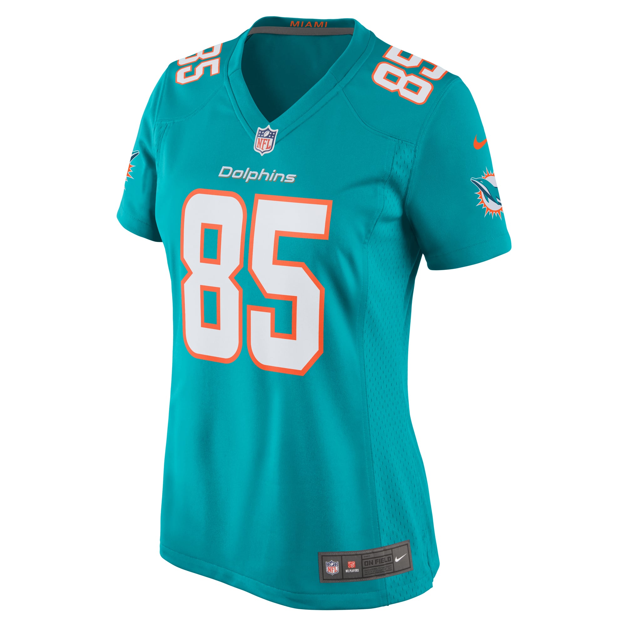 River Cracraft Miami Dolphins Player Jersey Aqua NFL Football Fan Wear