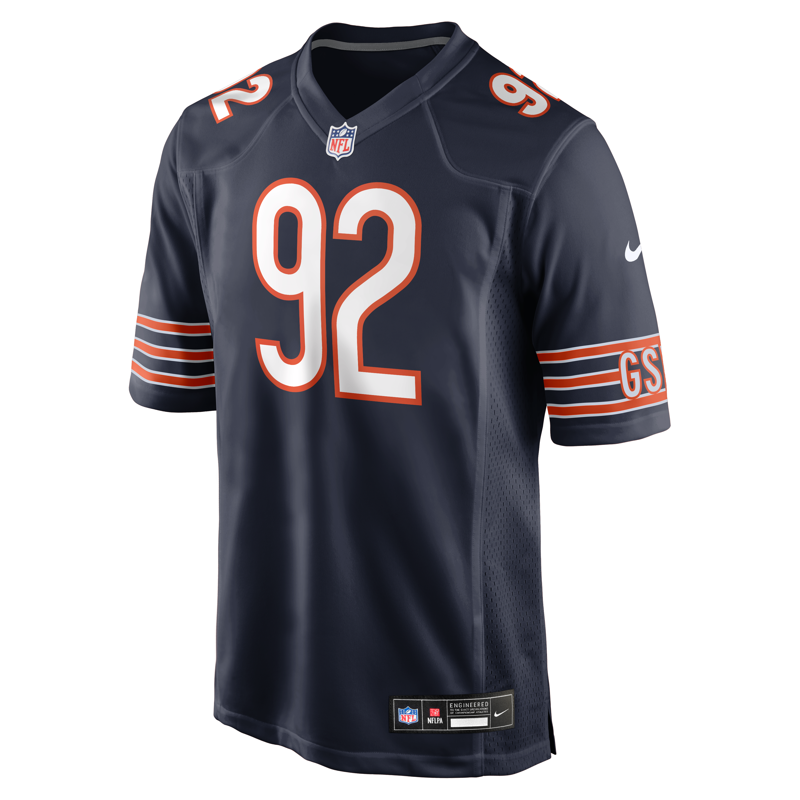 Daniel Hardy Chicago Bears Game Jersey Navy NFL Football Fan Wear