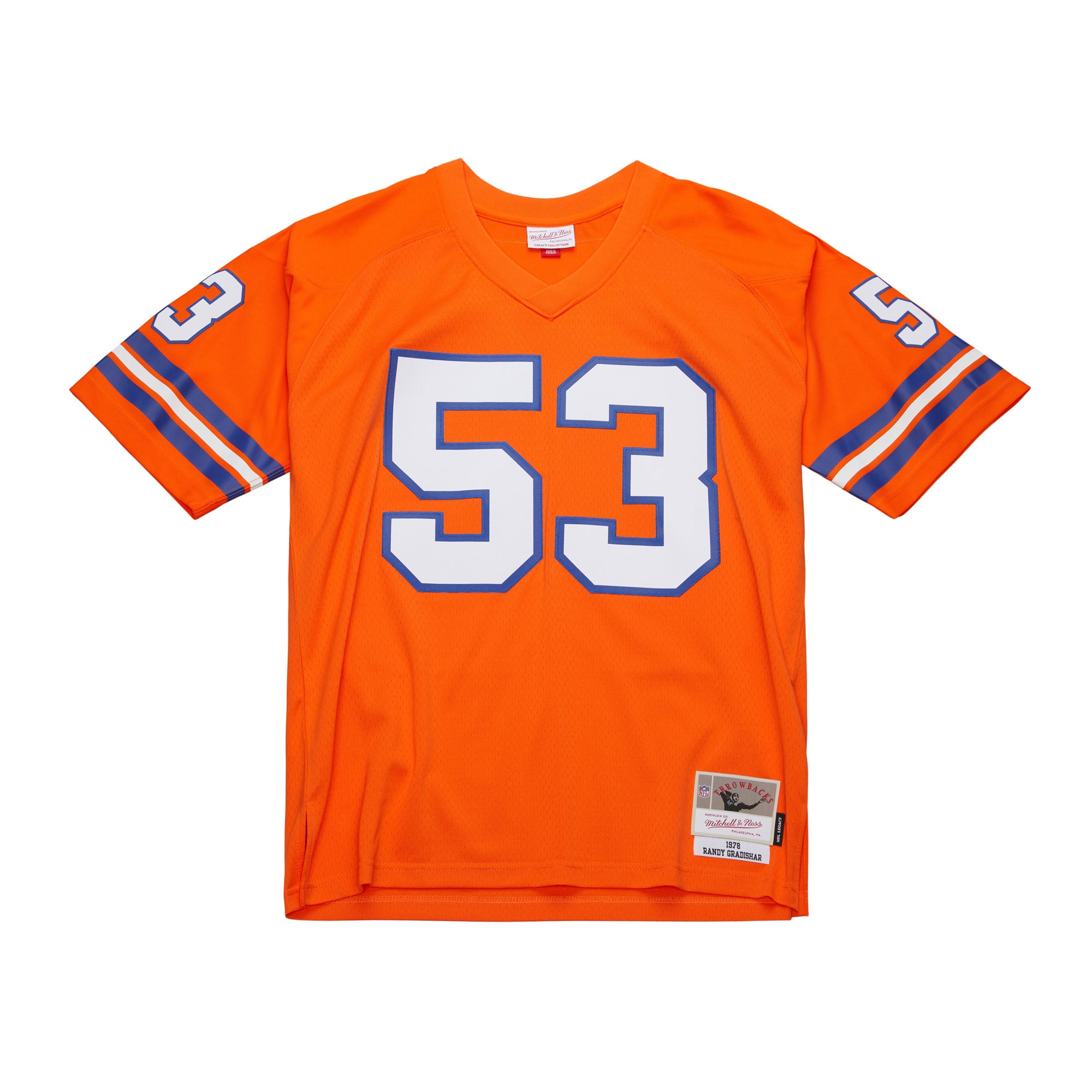Randy Gradishar Mitchell Denver Broncos Replica Jersey Orange NFL Football Fan Wear Randy Gradishar Mitchell