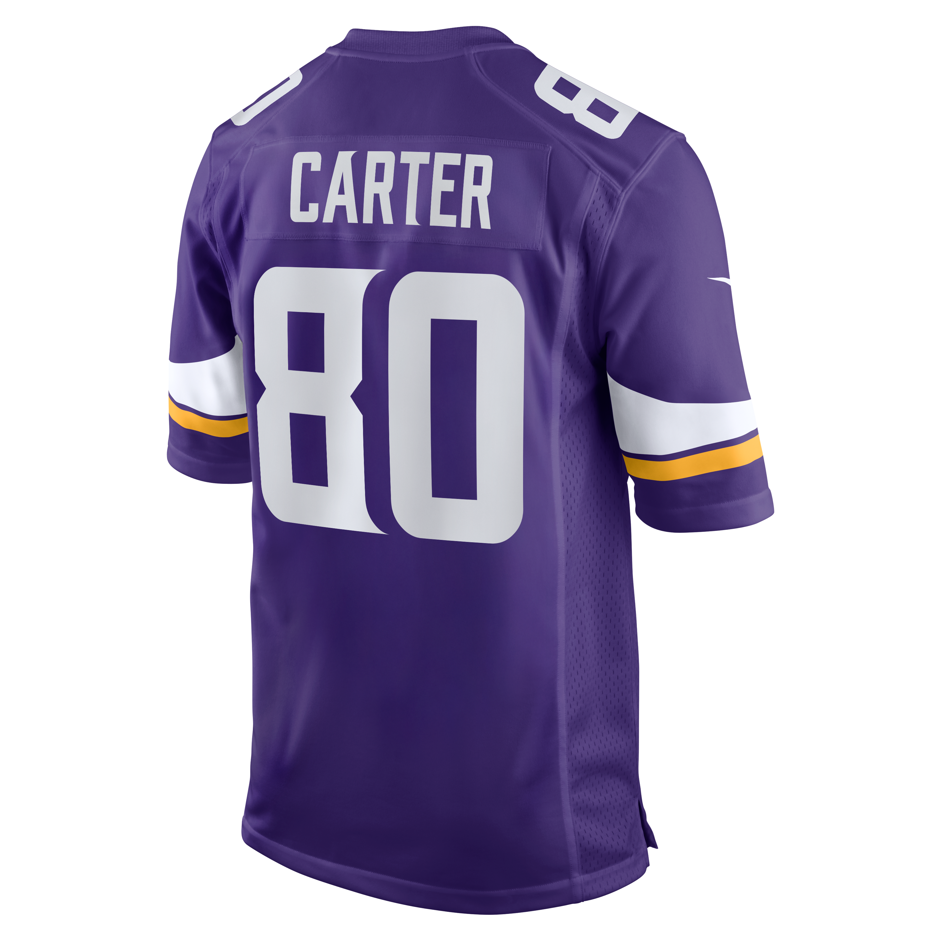 Cris Carter Retired Minnesota Vikings Player Jersey Purple NFL Football Fan Wear Cris Carter Retired