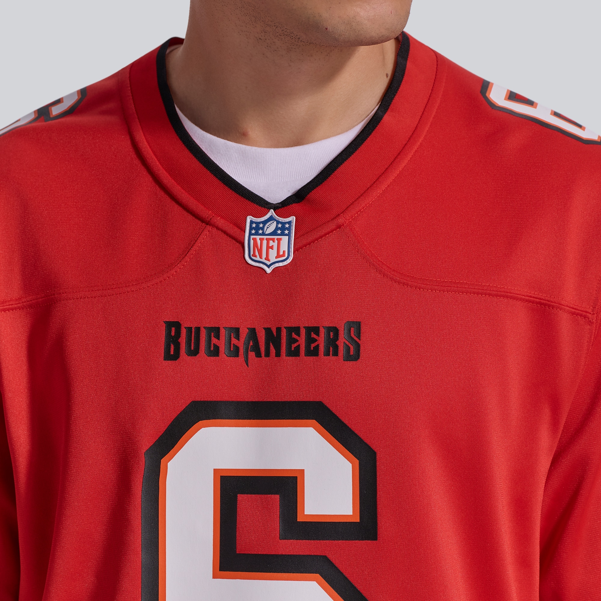 Baker Mayfield Tampa Bay Buccaneers Game Jersey Red NFL Football Fan Wear Baker Mayfield