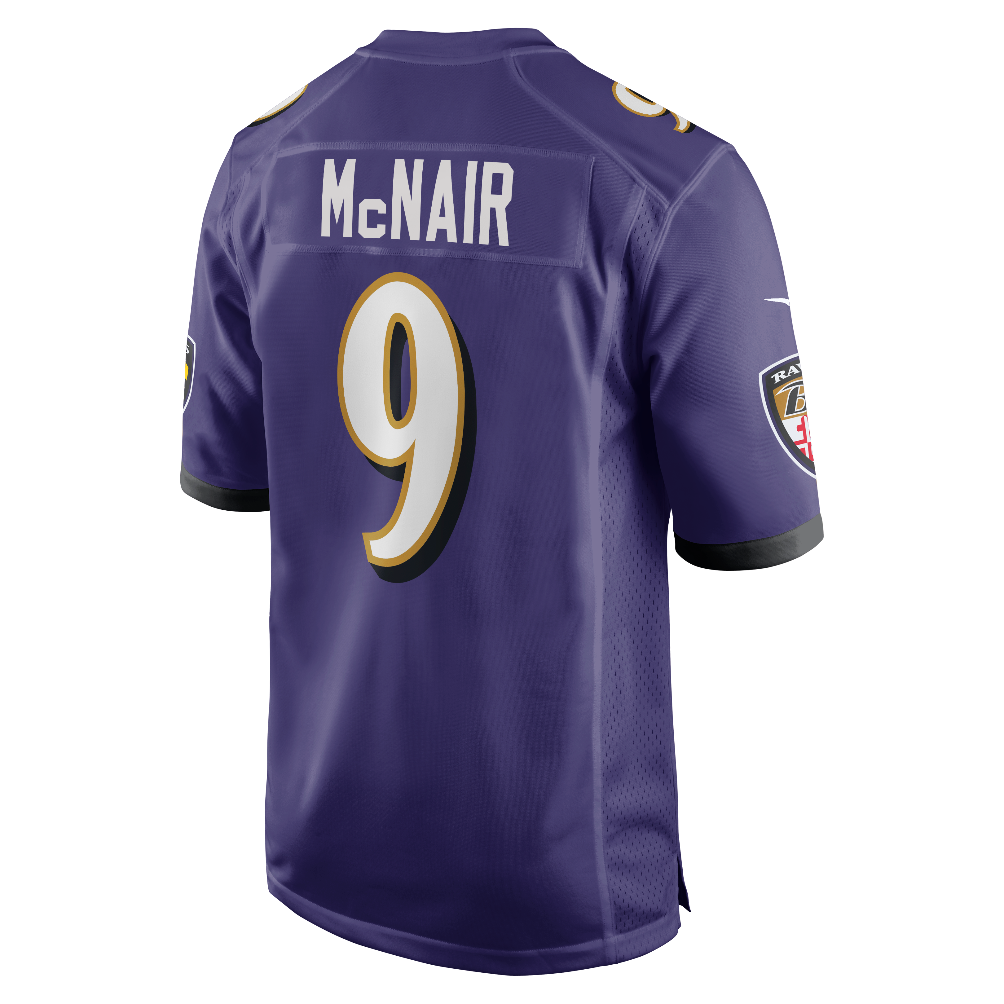 Steve McNair Retired Baltimore Ravens Player Jersey Purple NFL Football Fan Wear Steve McNair Retired