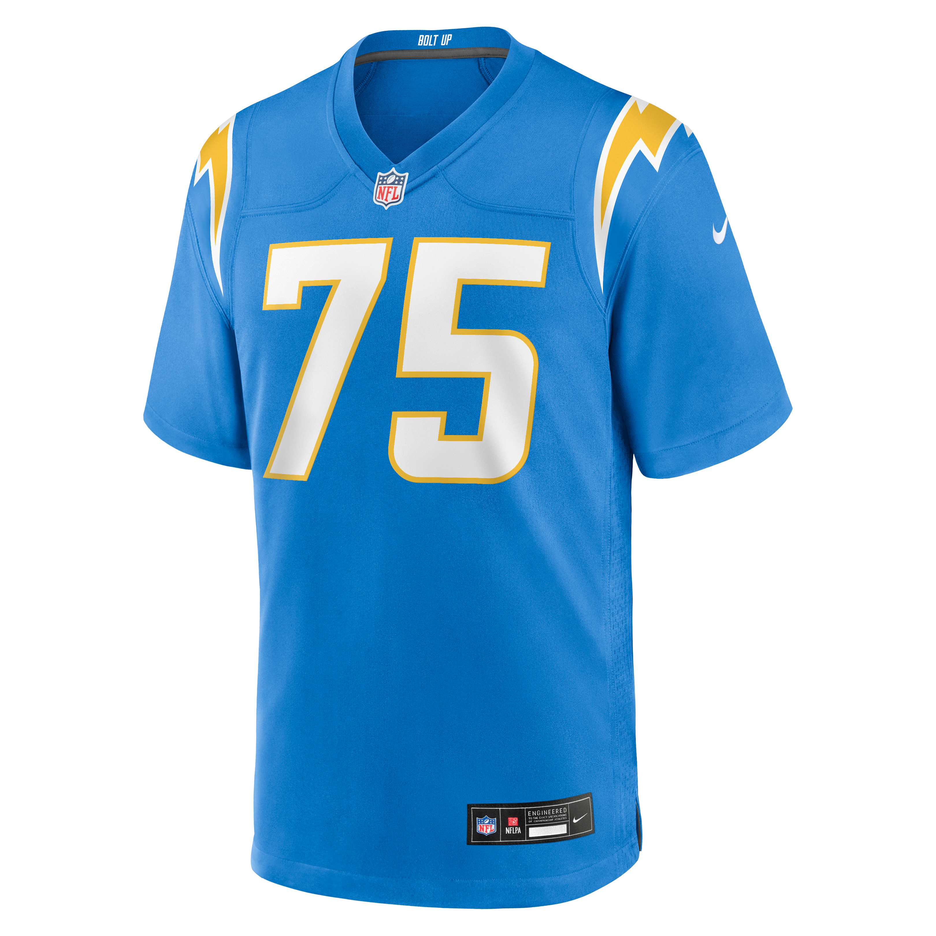 Bradley Bozeman Los Angeles Chargers Game Jersey Powder Blue NFL Football Fan Wear Bradley Bozeman