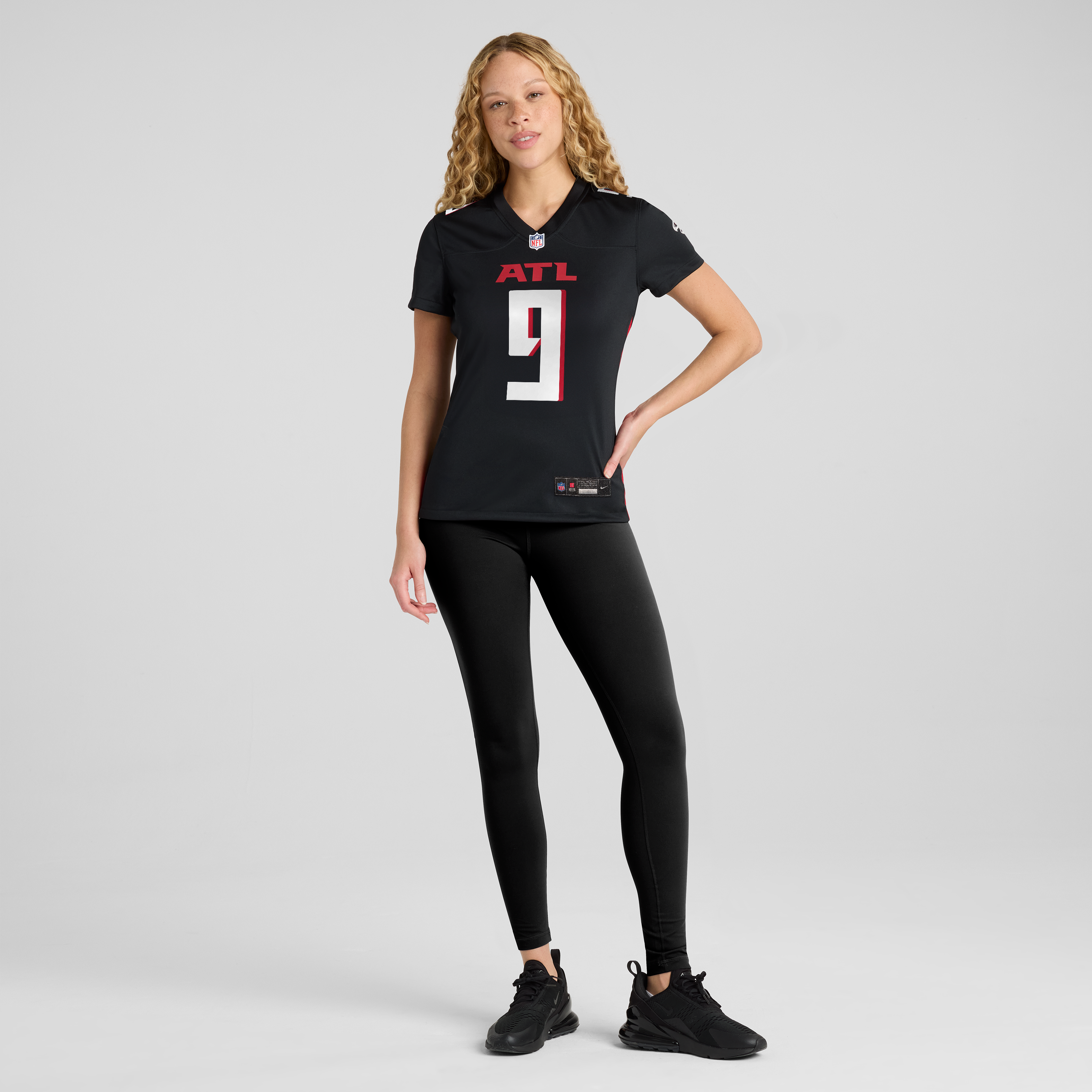 Michael Penix Jr Atlanta Falcons Game Jersey Black NFL Football Fan Wear