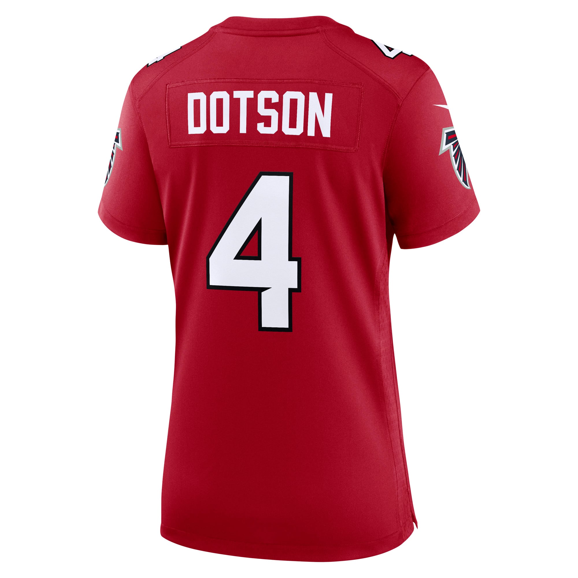Jahan Dotson Atlanta Falcons Game Jersey Red NFL Football Fan Wear Jahan Dotson