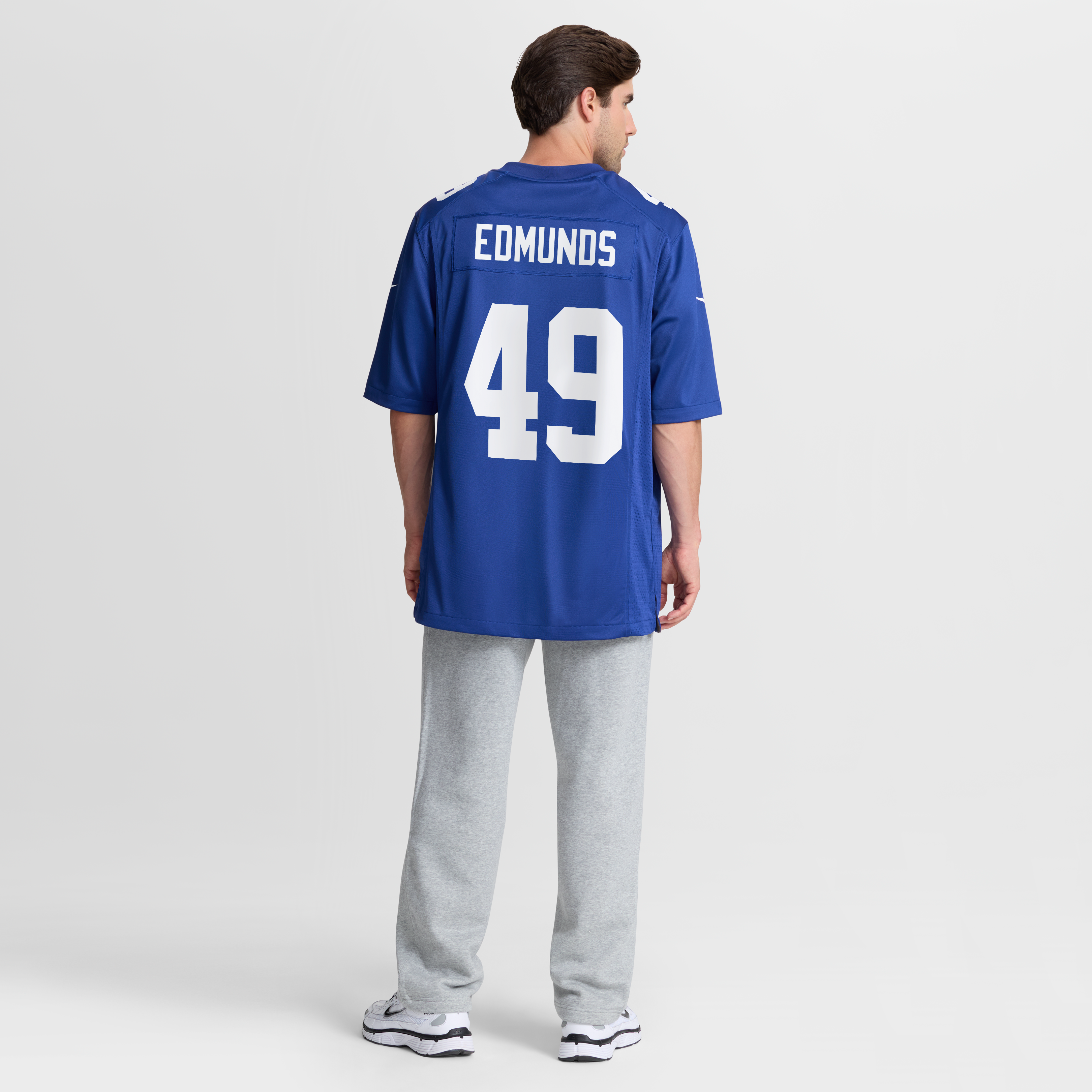 Tremaine Edmunds New York Giants Game Jersey Royal NFL Football Fan Wear
