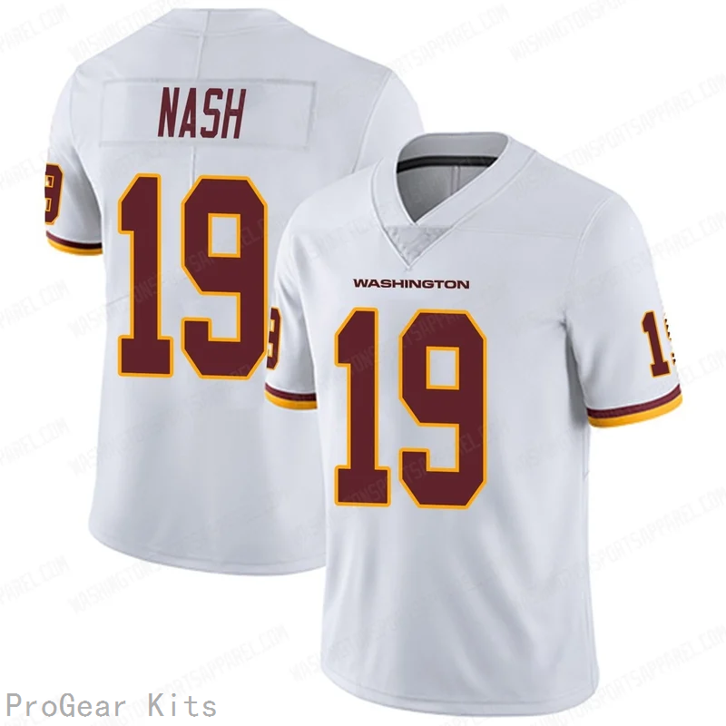 Nick Nash Washington Commanders Jersey No.19 White NFL Football Fan Wear Nick Nash