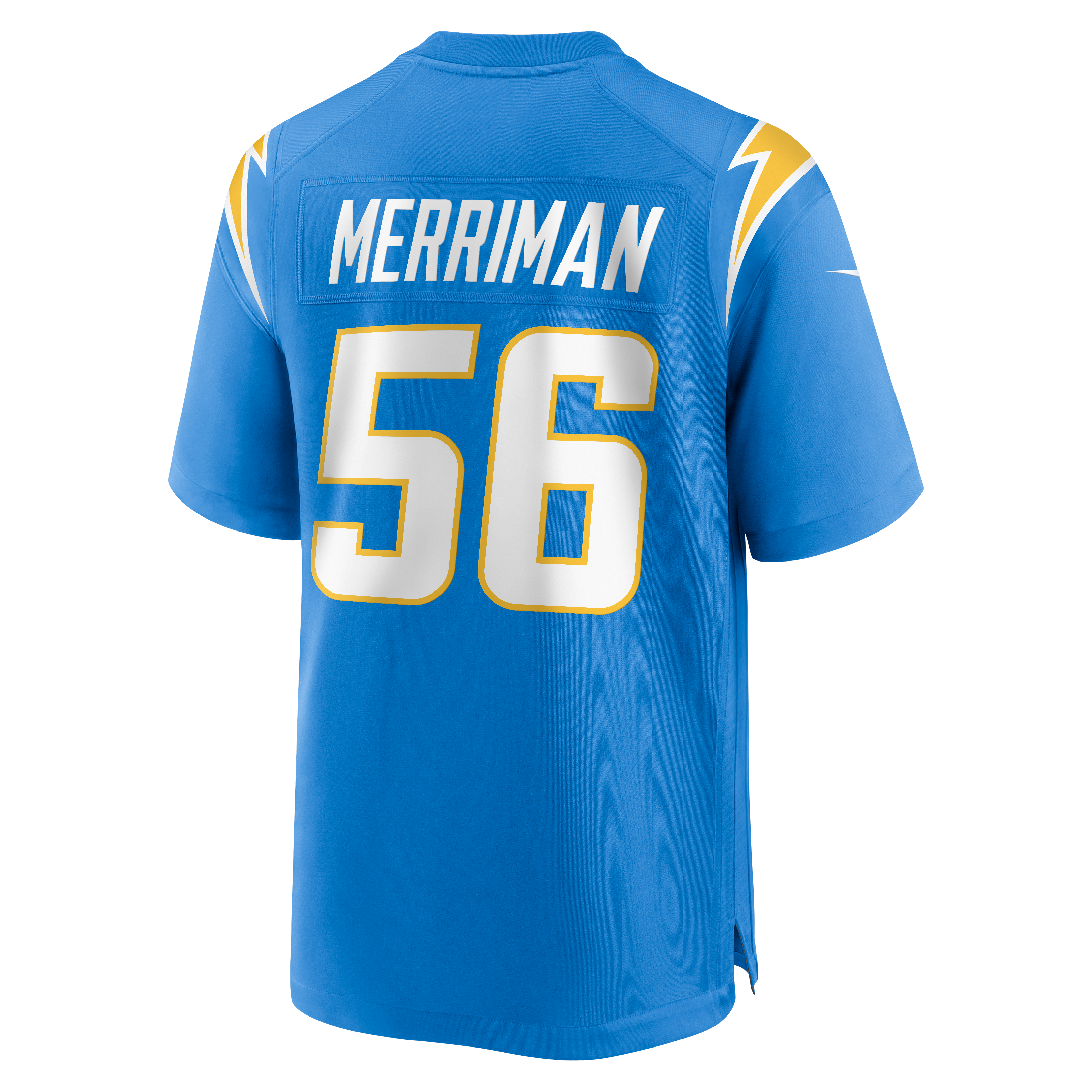 Shawne Merriman Retired Los Angeles Chargers Player Jersey Powder Blue NFL Football Fan Wear