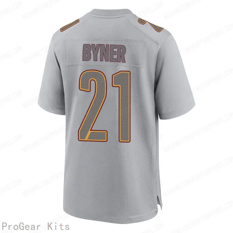 Earnest Byner Atmosphere Washington Commanders Game Jersey No.21 Gray NFL Football Fan Wear