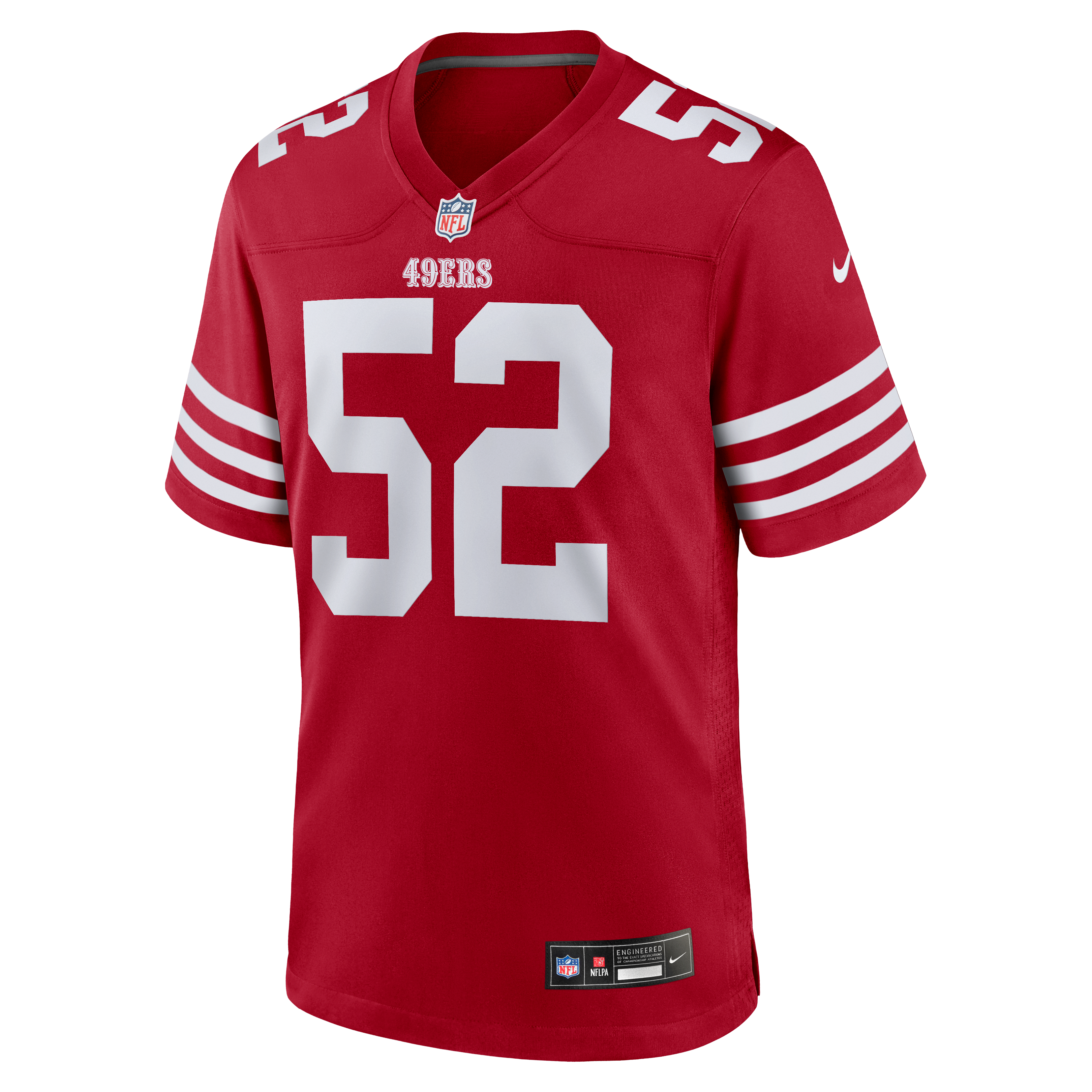 Patrick Willis Retired San Francisco 49ers Game Jersey Scarlet NFL Football Fan Wear