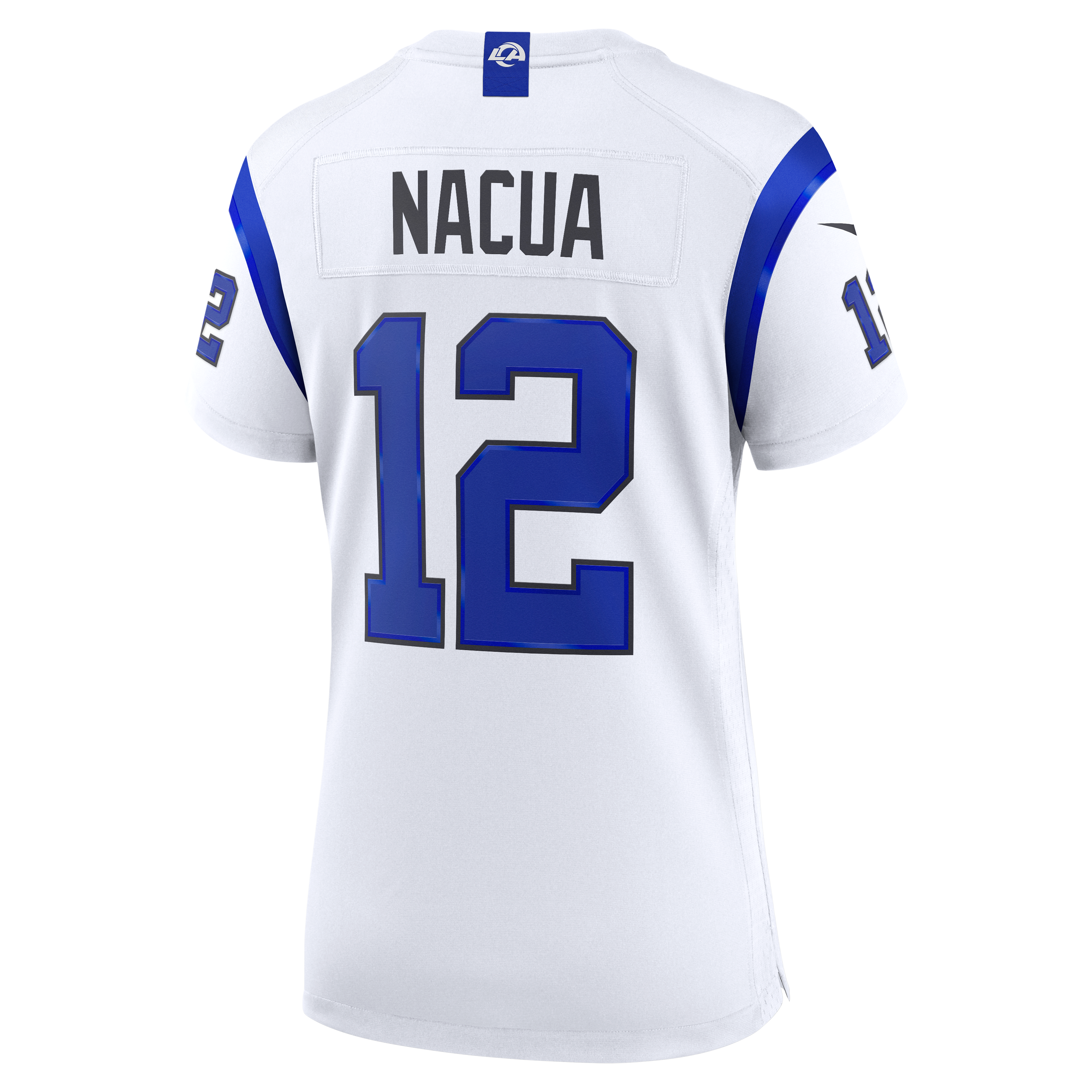 Puka Nacua Fearsome Los Angeles Rams Game Jersey White NFL Football Fan Wear