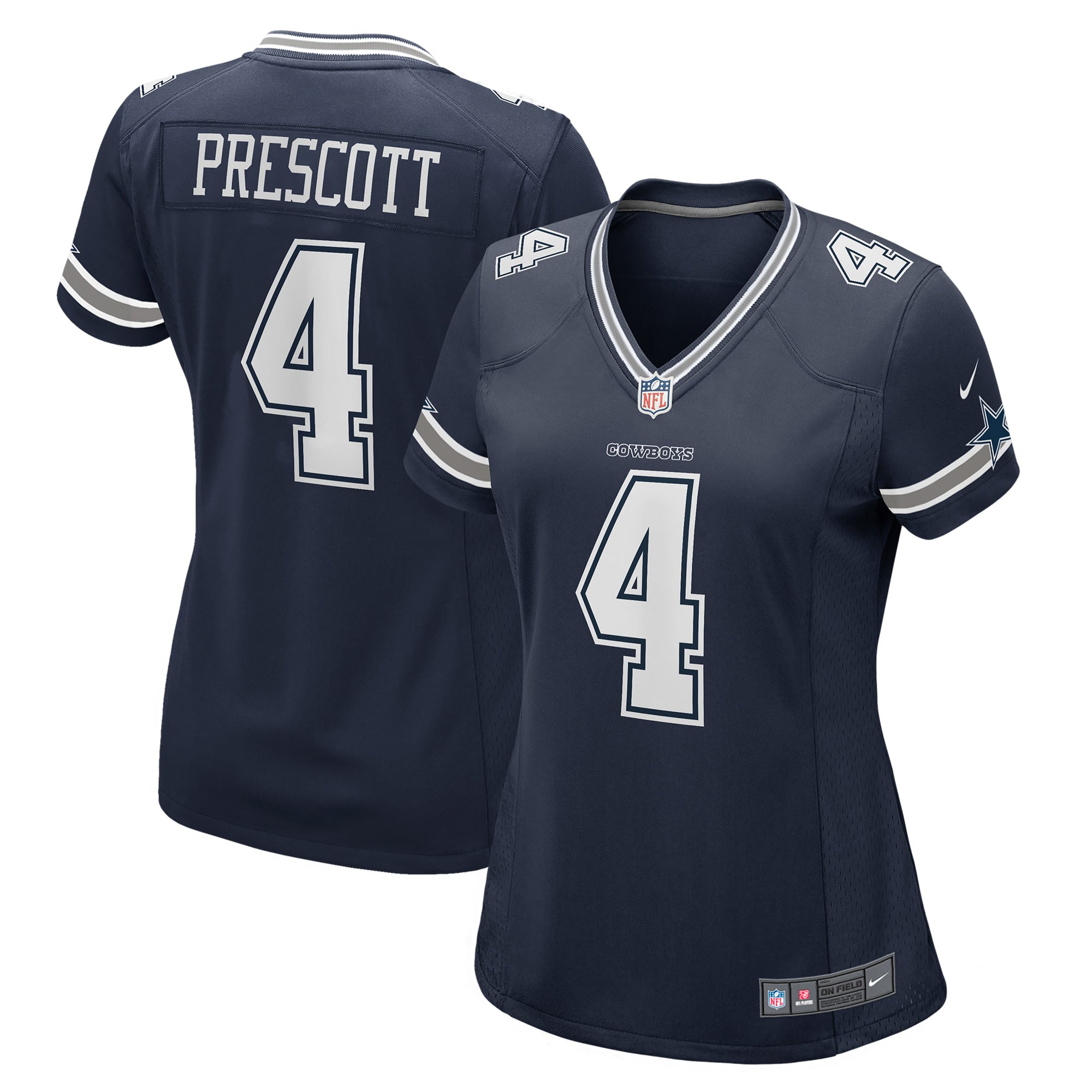 Dak Prescott Dallas Cowboys Game Jersey Navy NFL Football Fan Wear