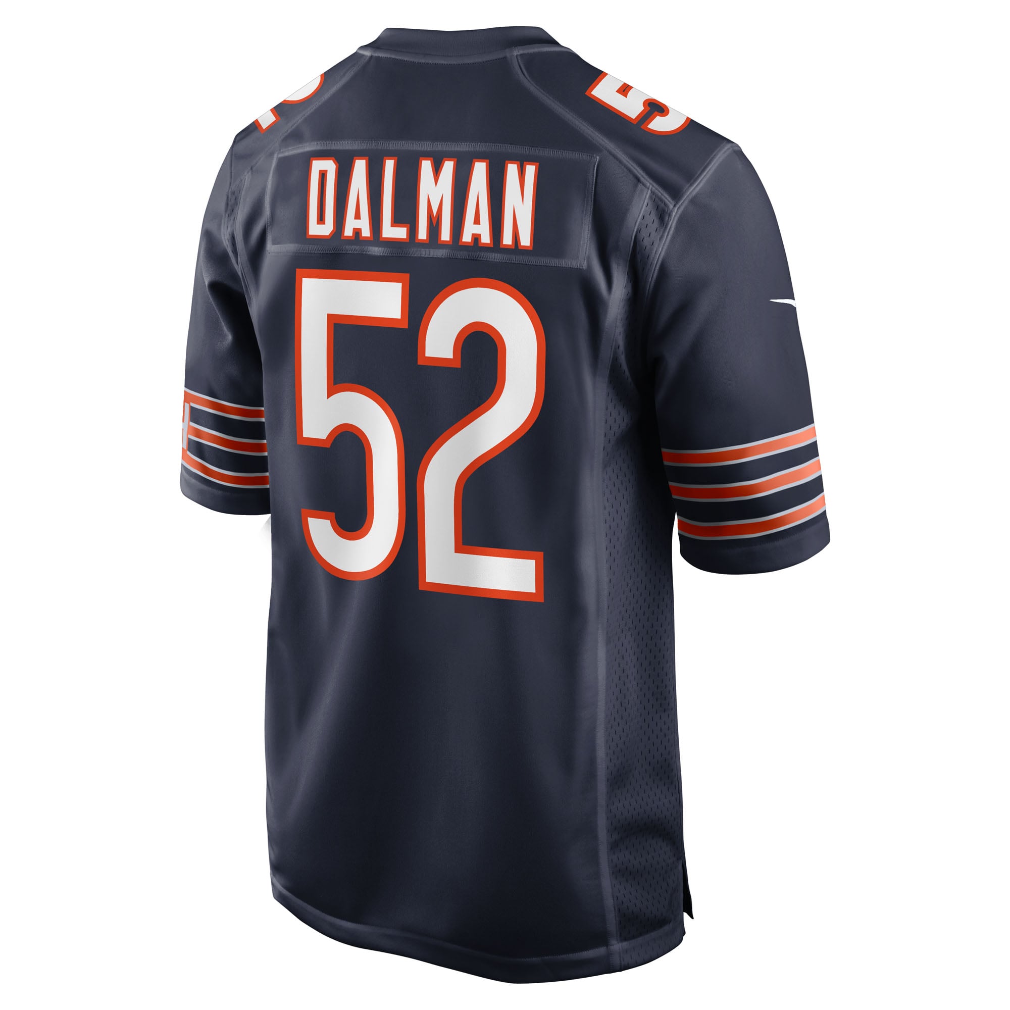 Drew Dalman Chicago Bears Game Jersey Navy NFL Football Fan Wear Drew Dalman