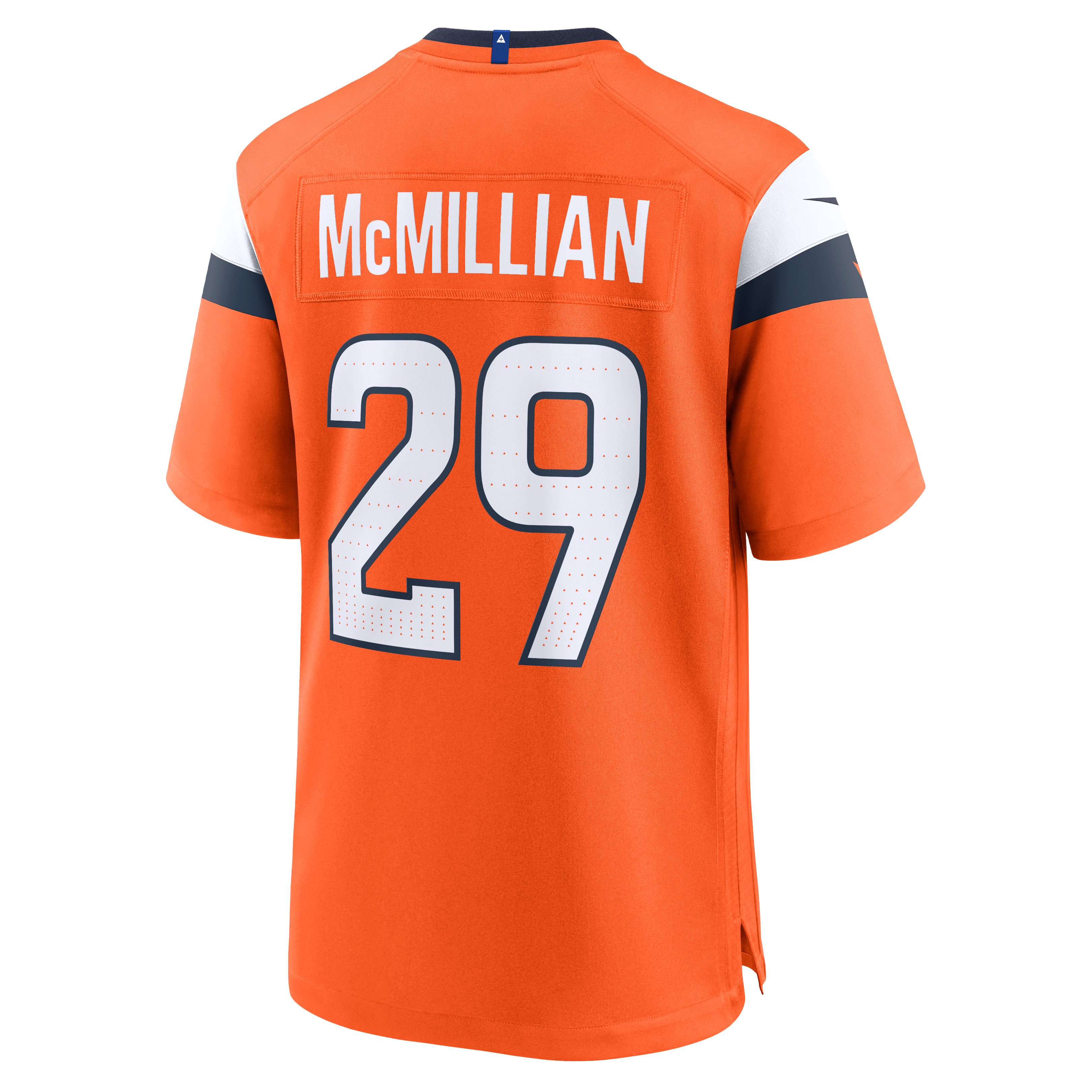 Ja'Quan McMillian Denver Broncos Game Jersey Orange NFL Football Fan Wear