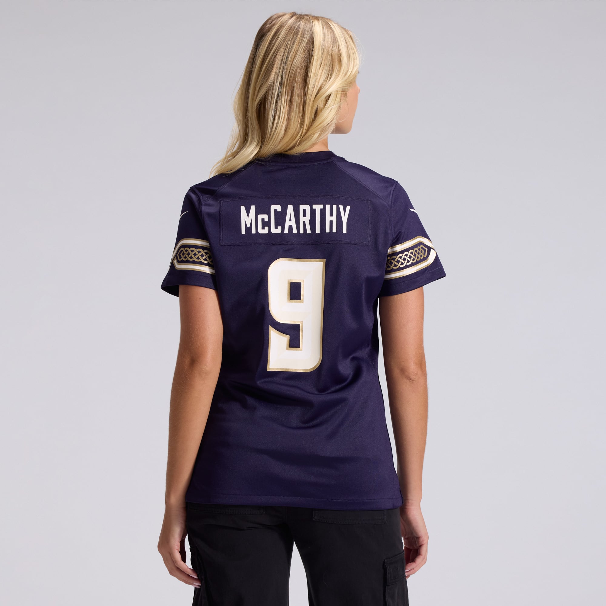 McCarthy Minnesota Vikings Game Jersey Purple NFL Football Fan Wear