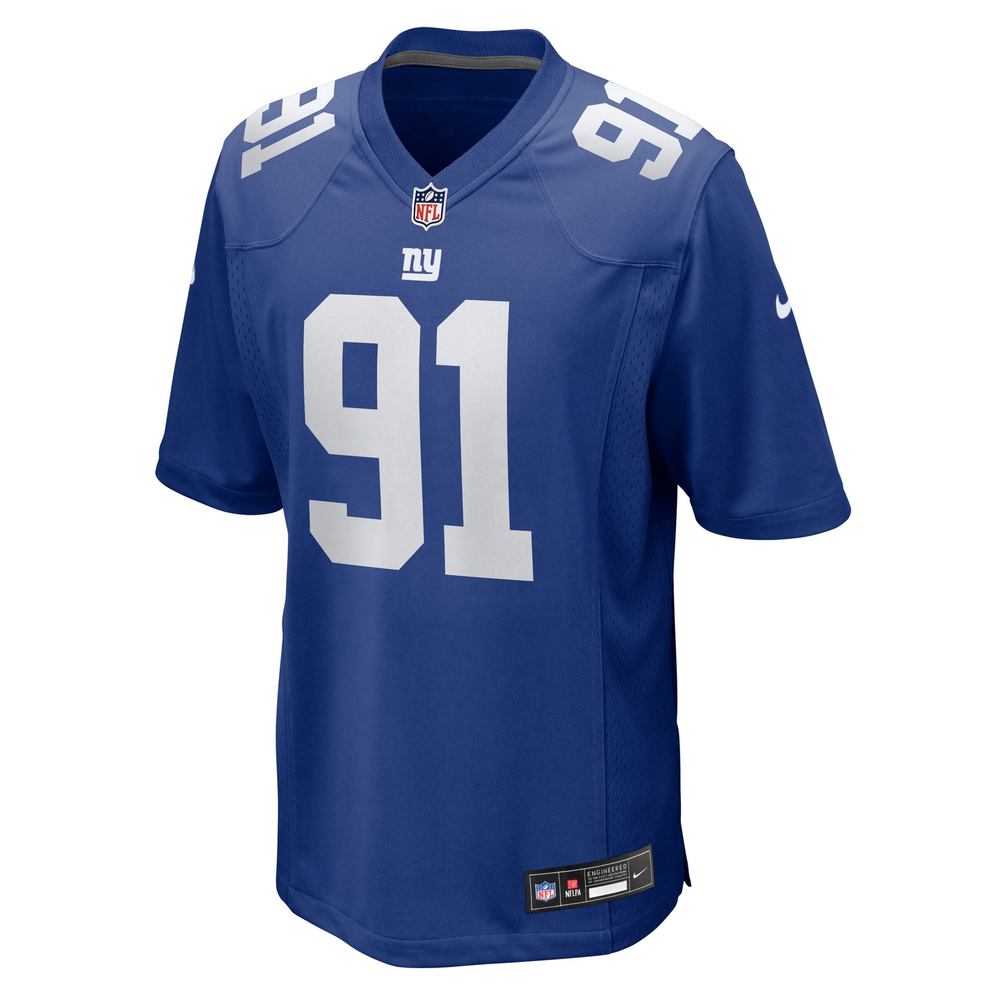 Darius Alexander New York Giants Game Jersey Royal NFL Football Fan Wear Darius Alexander