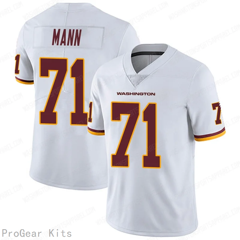 Charles Mann Washington Commanders Jersey No.71 White NFL Football Fan Wear