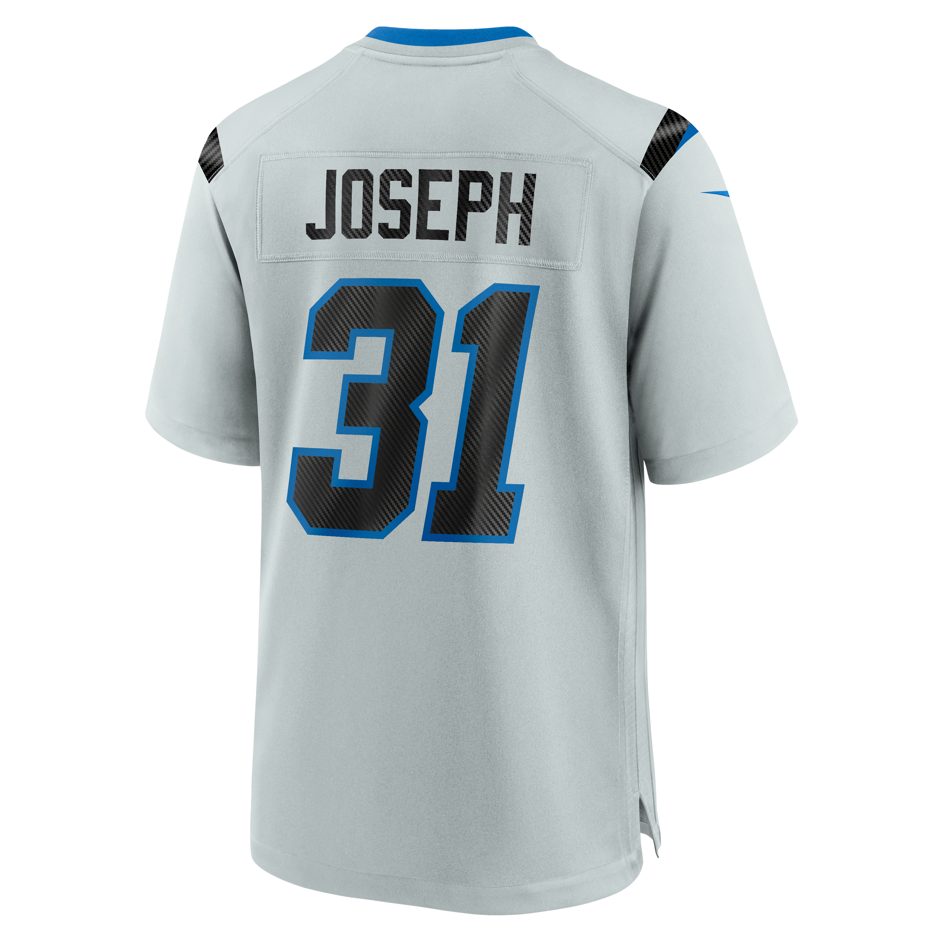 Kerby Joseph Detroit Lions Game Jersey Silver NFL Football Fan Wear