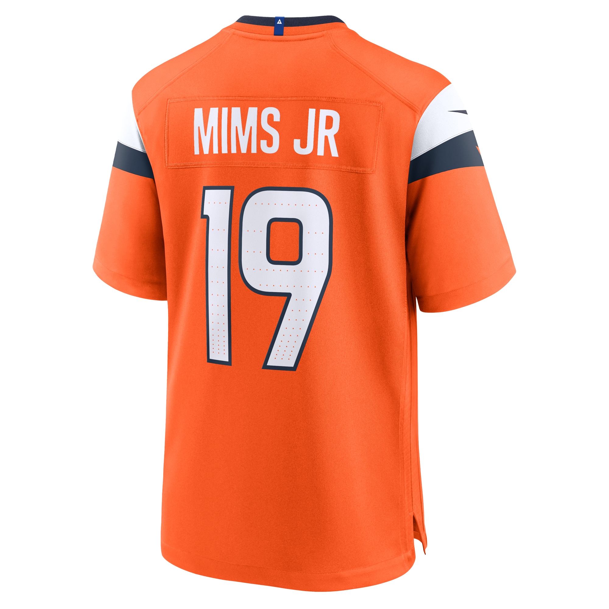Marvin Mims Jr Denver Broncos Game Jersey Orange NFL Football Fan Wear Marvin Mims Jr