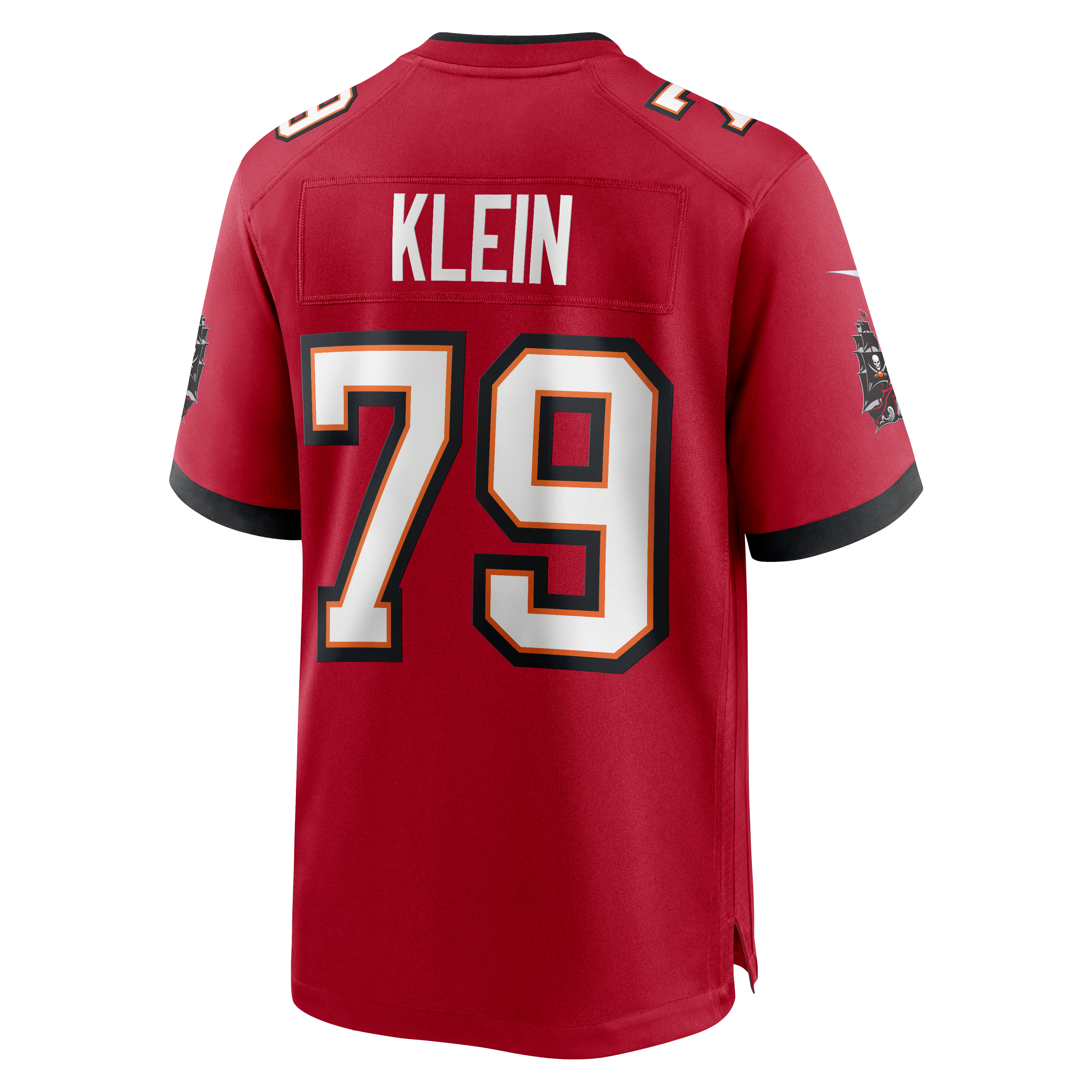 Elijah Klein Tampa Bay Buccaneers Game Jersey Red NFL Football Fan Wear