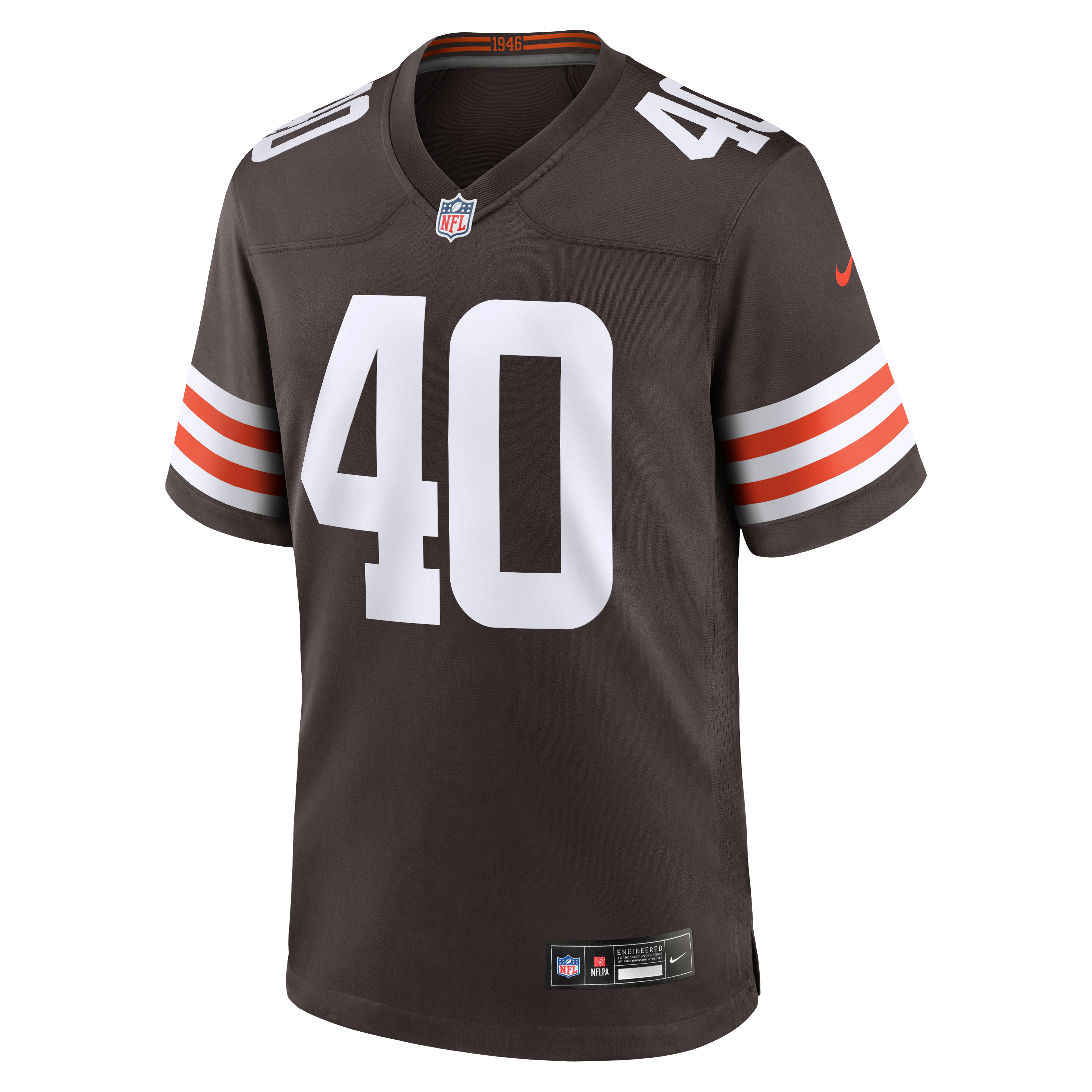 Nathaniel Watson Cleveland Browns Game Jersey Brown NFL Football Fan Wear Nathaniel Watson