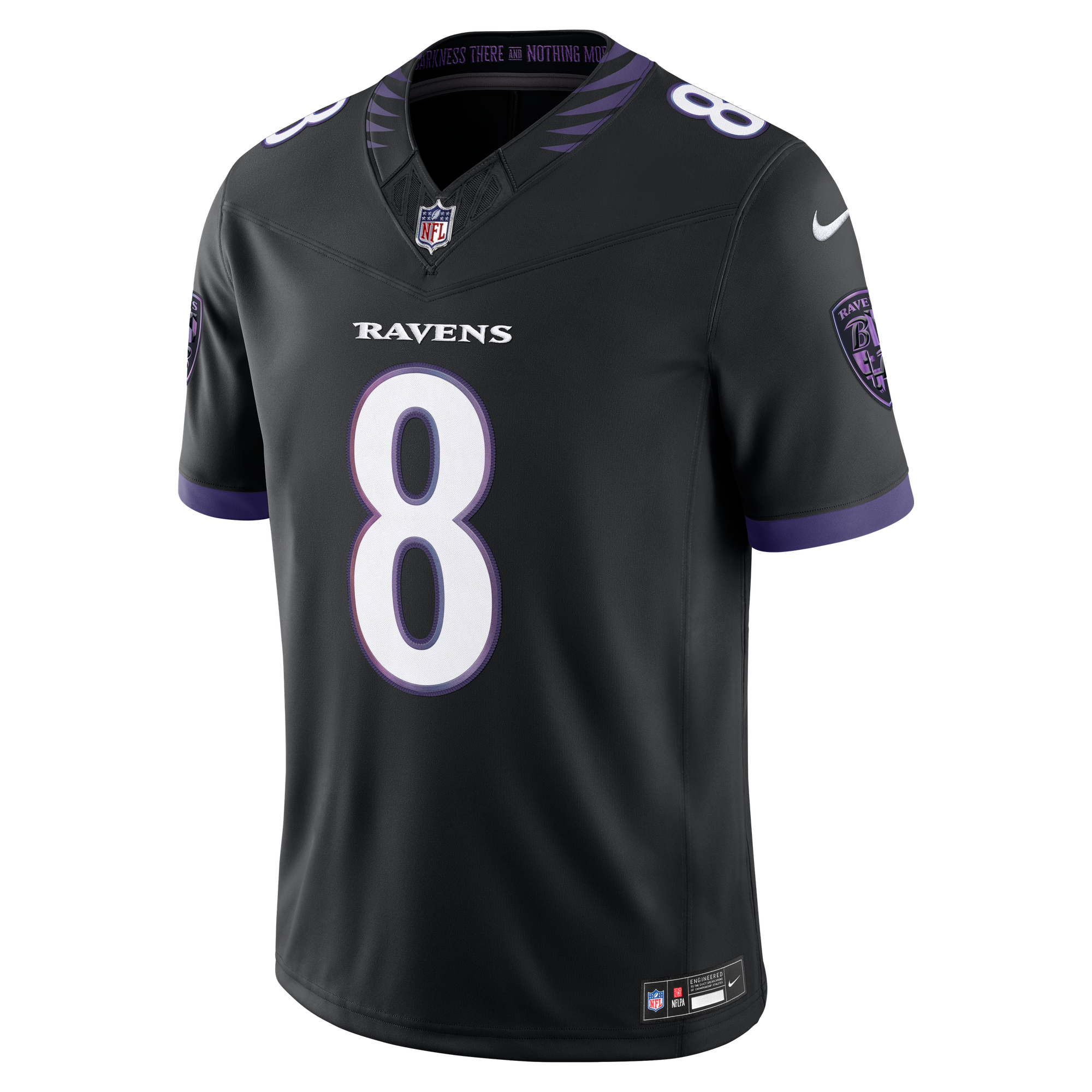 Lamar Jackson Baltimore Ravens Alternate Jersey Black NFL Football Fan Wear