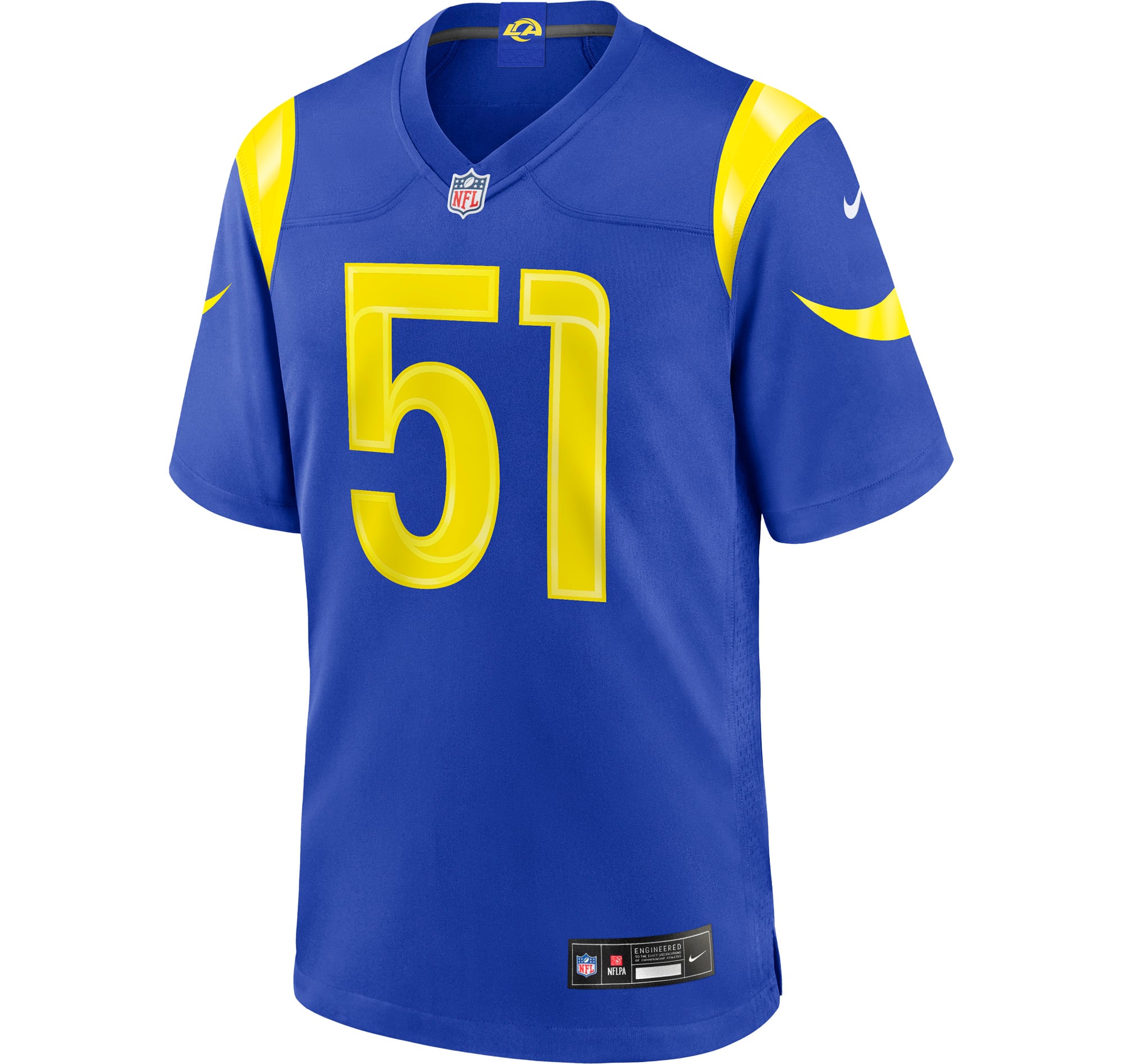 Eddie Walls Los Angeles Rams Game Jersey Royal NFL Football Fan Wear