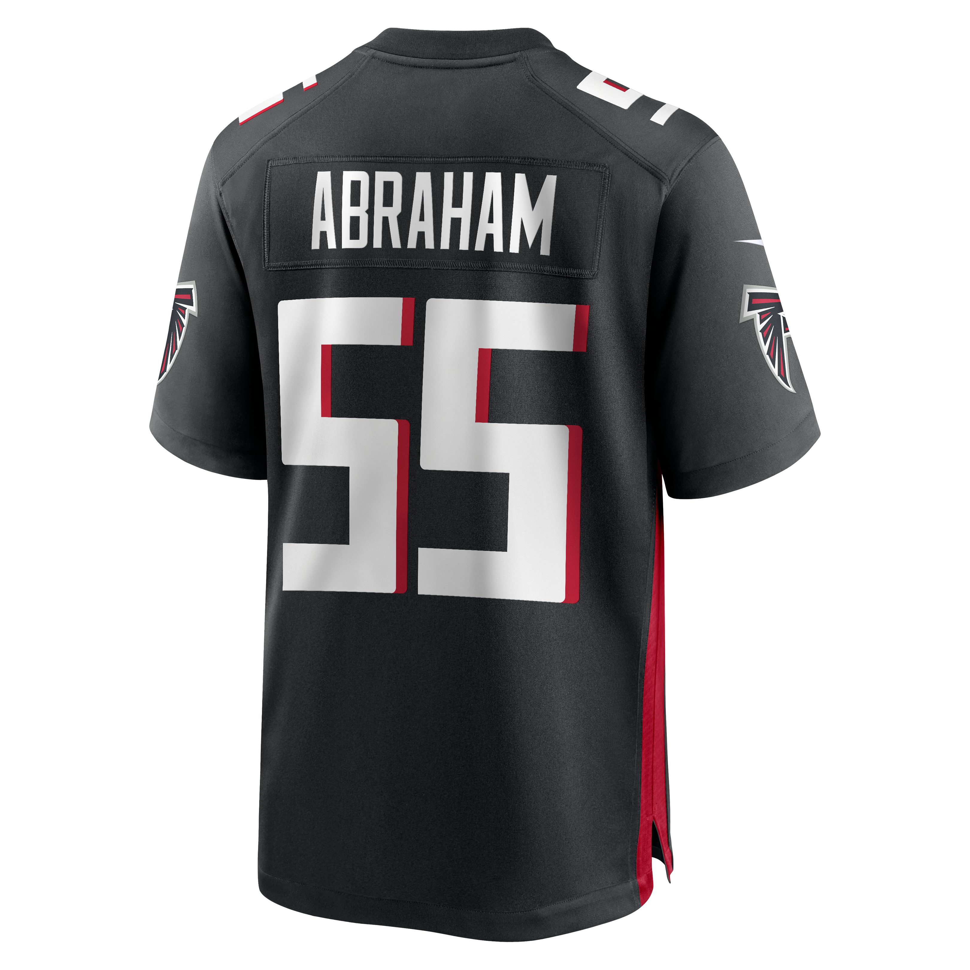 John Abraham Retired Atlanta Falcons Player Jersey Black NFL Football Fan Wear
