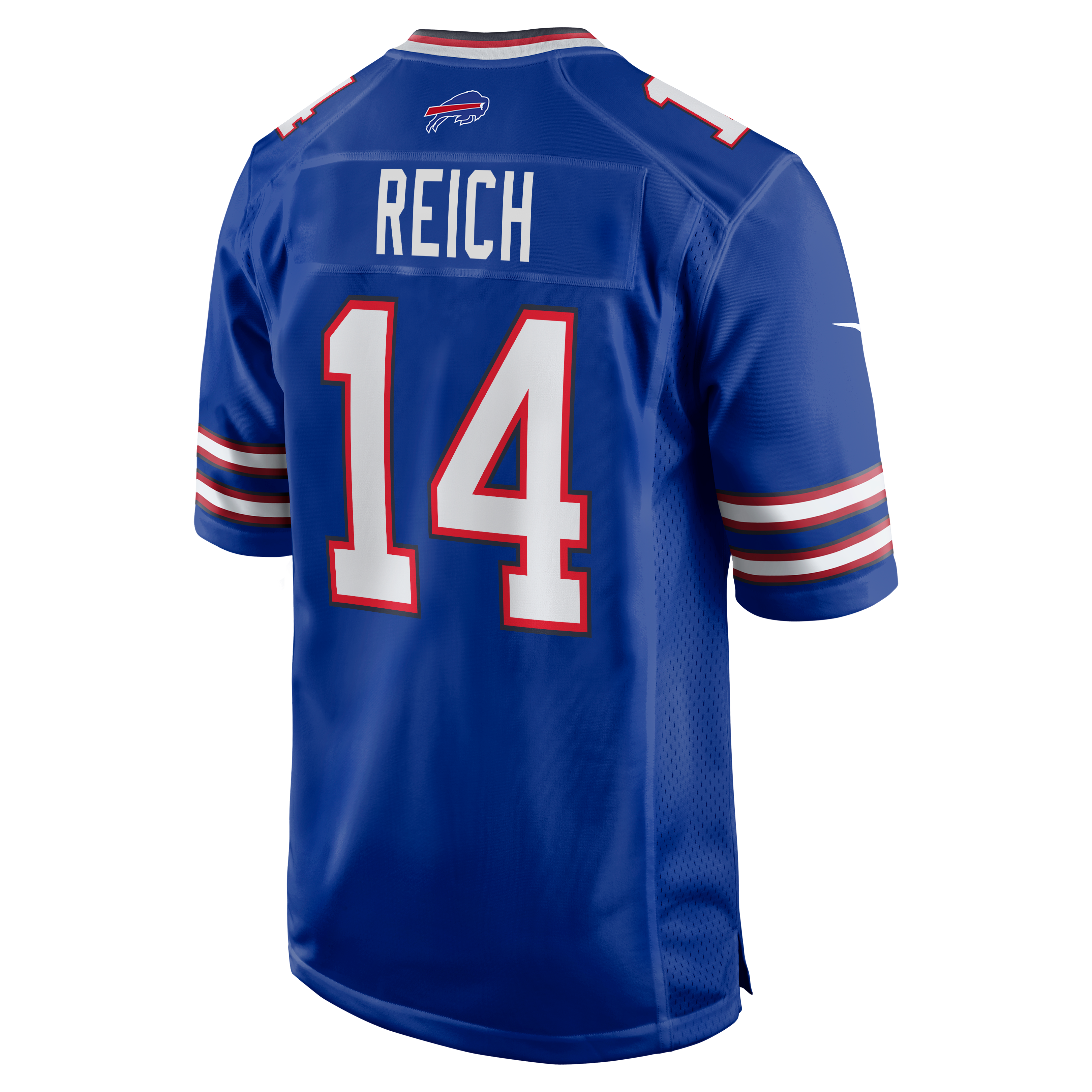 Frank Reich Retired Buffalo Bills Player Jersey Royal NFL Football Fan Wear