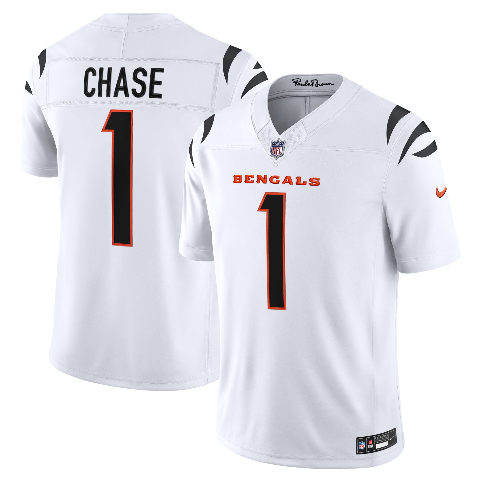 Ja'Marr Chase Cincinnati Bengals Limited Jersey White NFL Football Fan Wear