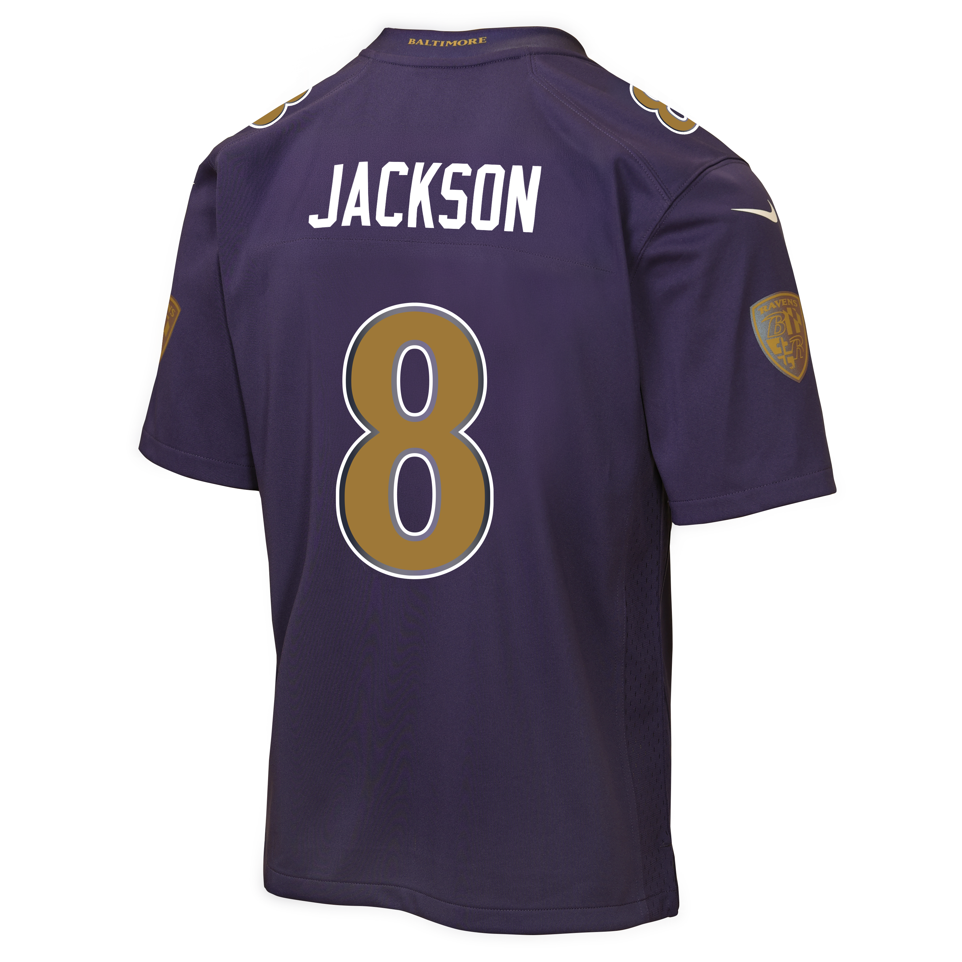 Lamar Jackson Baltimore Ravens Game Jersey Purple NFL Football Fan Wear