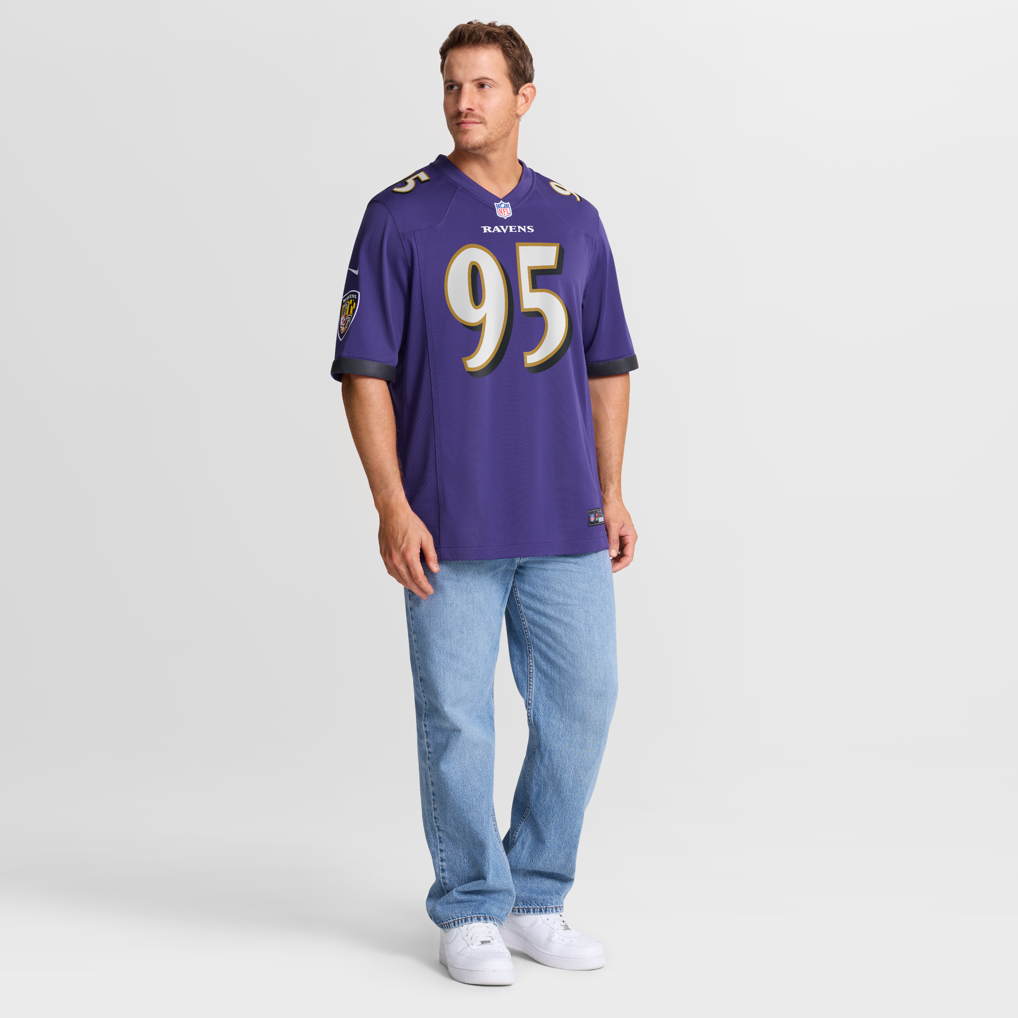 Tavius Robinson Baltimore Ravens Game Jersey Purple NFL Football Fan Wear