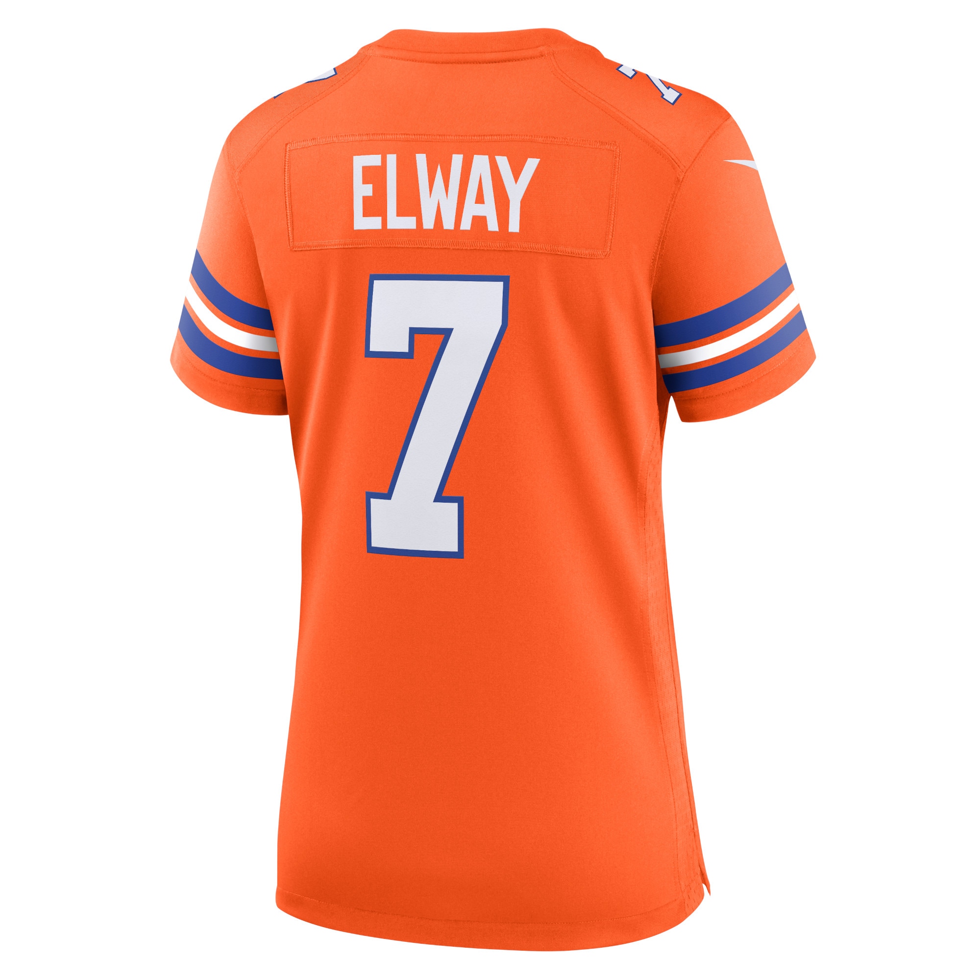 John Elway Denver Broncos Game Jersey Orange NFL Football Fan Wear John Elway