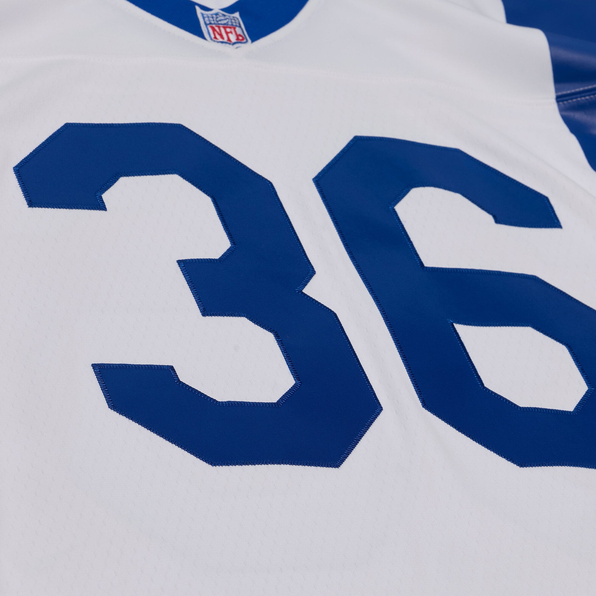 Retired Jerome Bettis Los Angeles Rams Player Jersey White NFL Football Fan Wear
