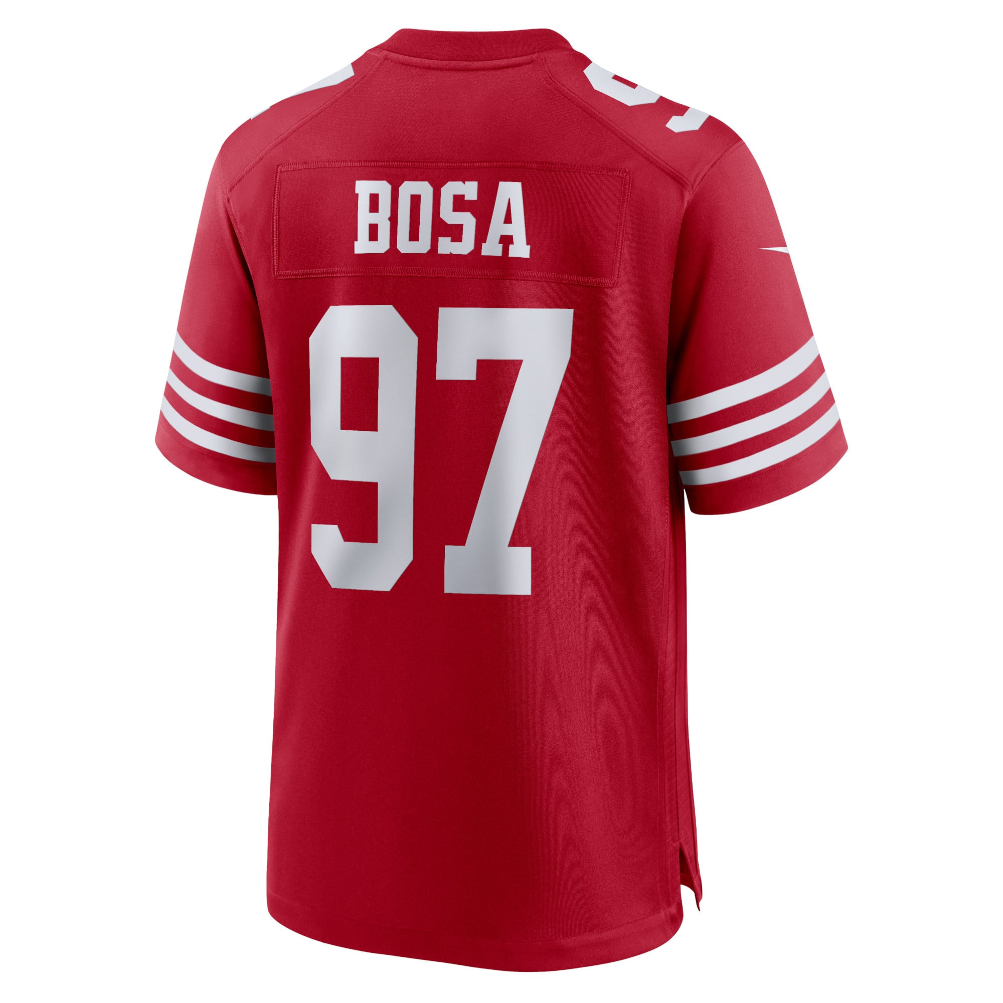 Nick Bosa Performance San Francisco 49ers Player Jersey No.97 Scarlet NFL Football Fan Wear
