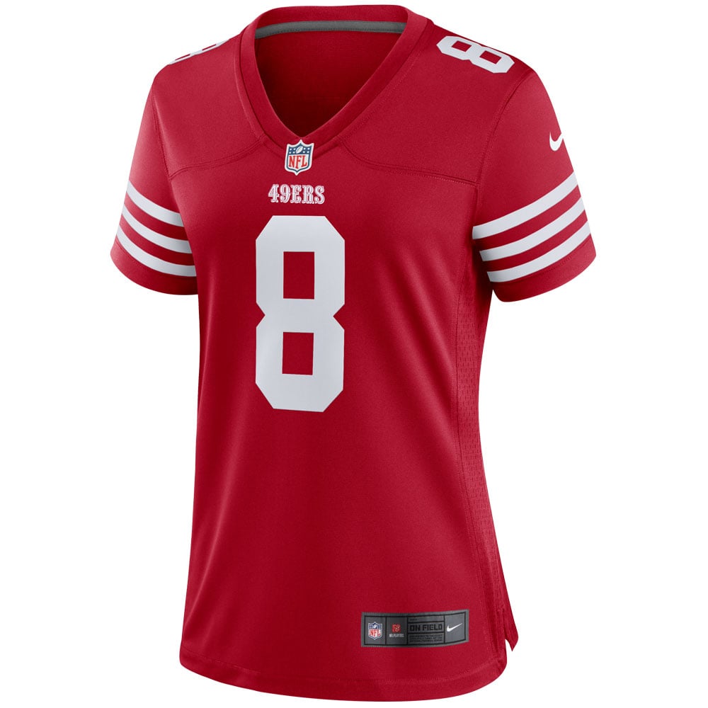 Steve Young Retired San Francisco 49ers Game Jersey Scarlet NFL Football Fan Wear