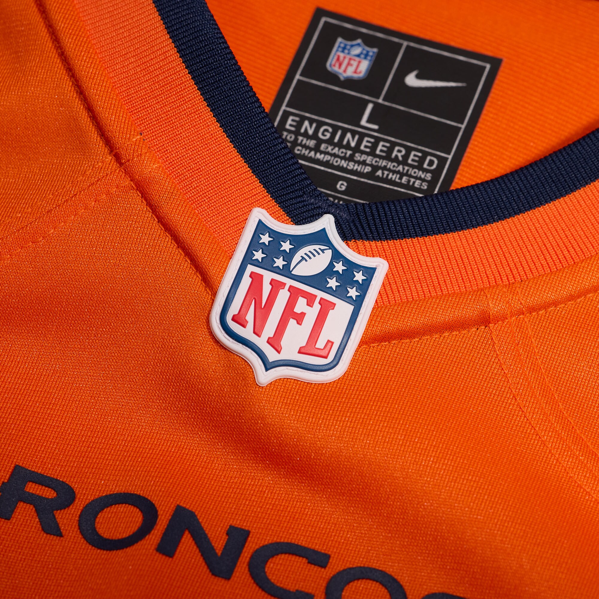 Marvin Mims Jr Denver Broncos Game Jersey Orange NFL Football Fan Wear