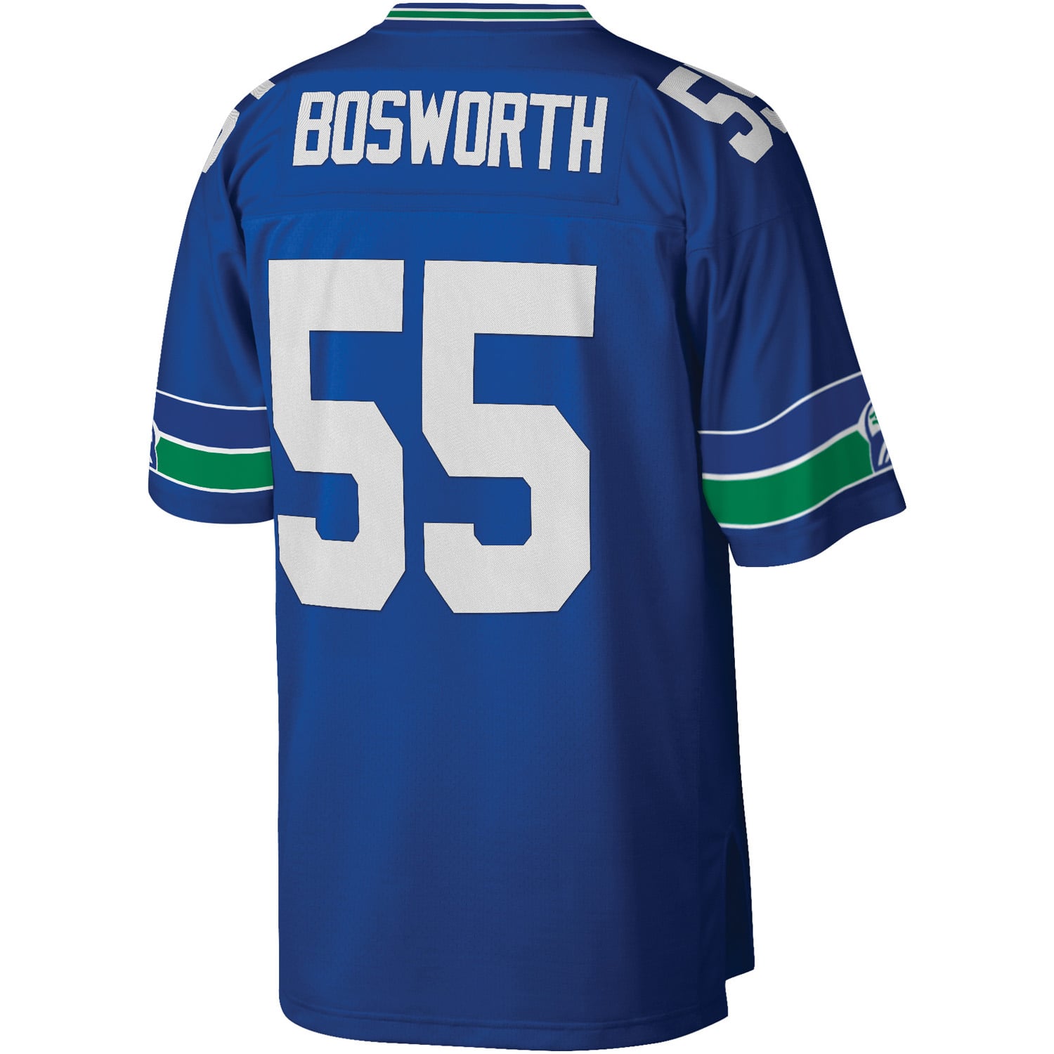Brian Bosworth Mitchell Seattle Seahawks Replica Jersey Royal NFL Football Fan Wear